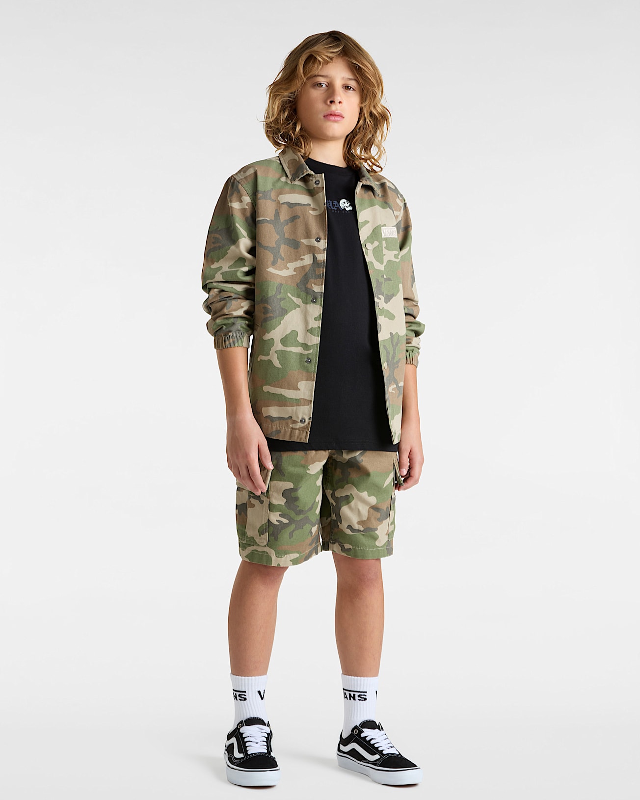 Tshirt Shattered Enfant 814 ans VANS Noir ALT4