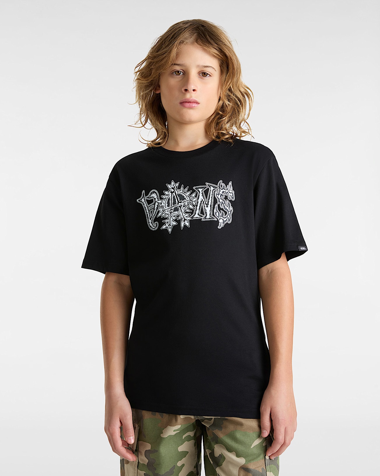 Tshirt Jangled Enfant 814 ans VANS Noir ALT2