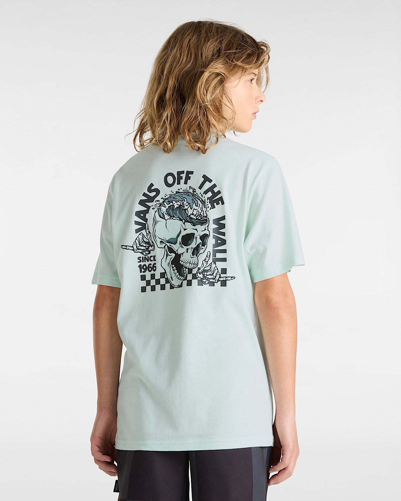 Tshirt Headwaves Enfant 814 ans VANS Vert ALT3
