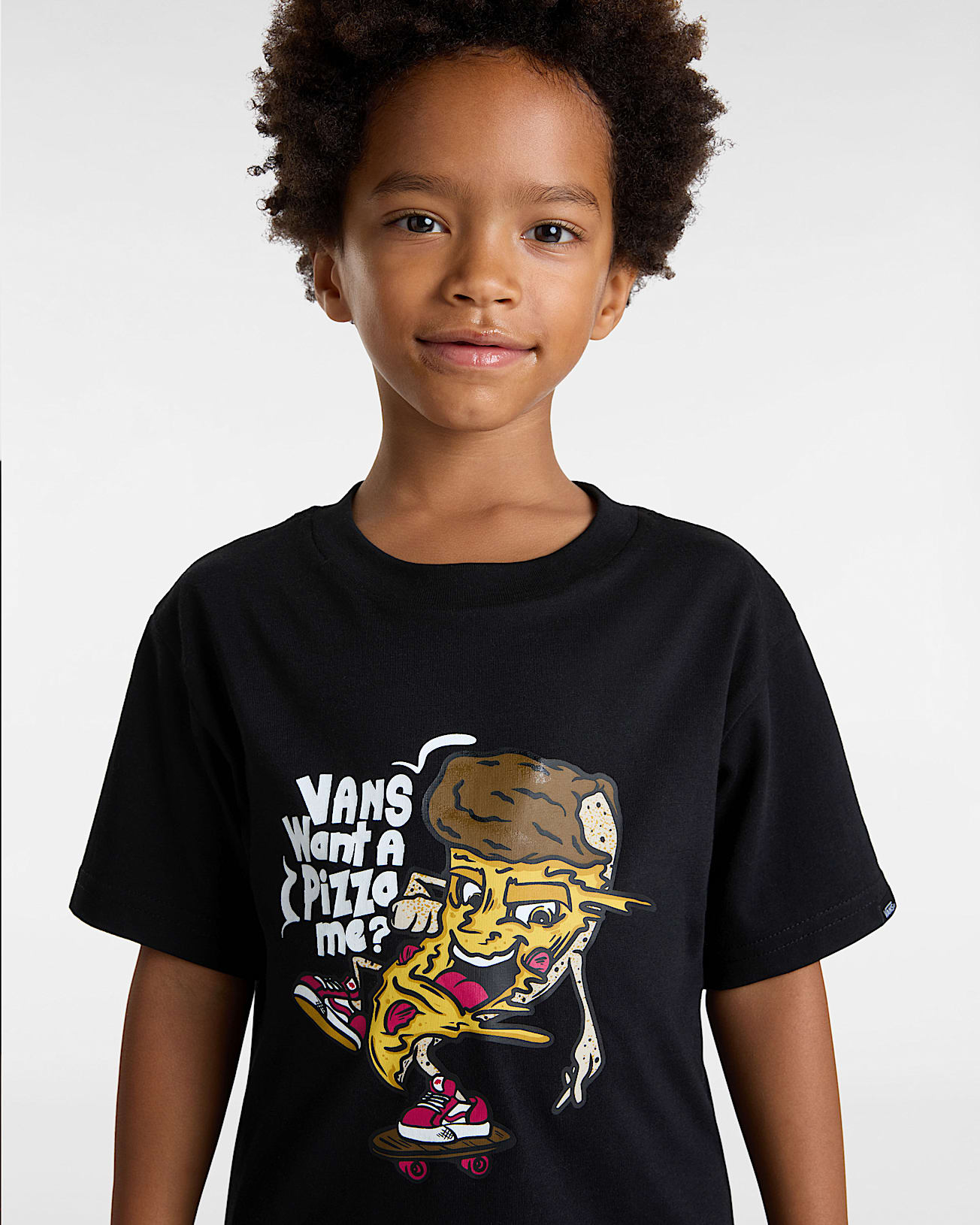 Tshirt Pizza Me Enfant 28 ans VANS Noir ALT5