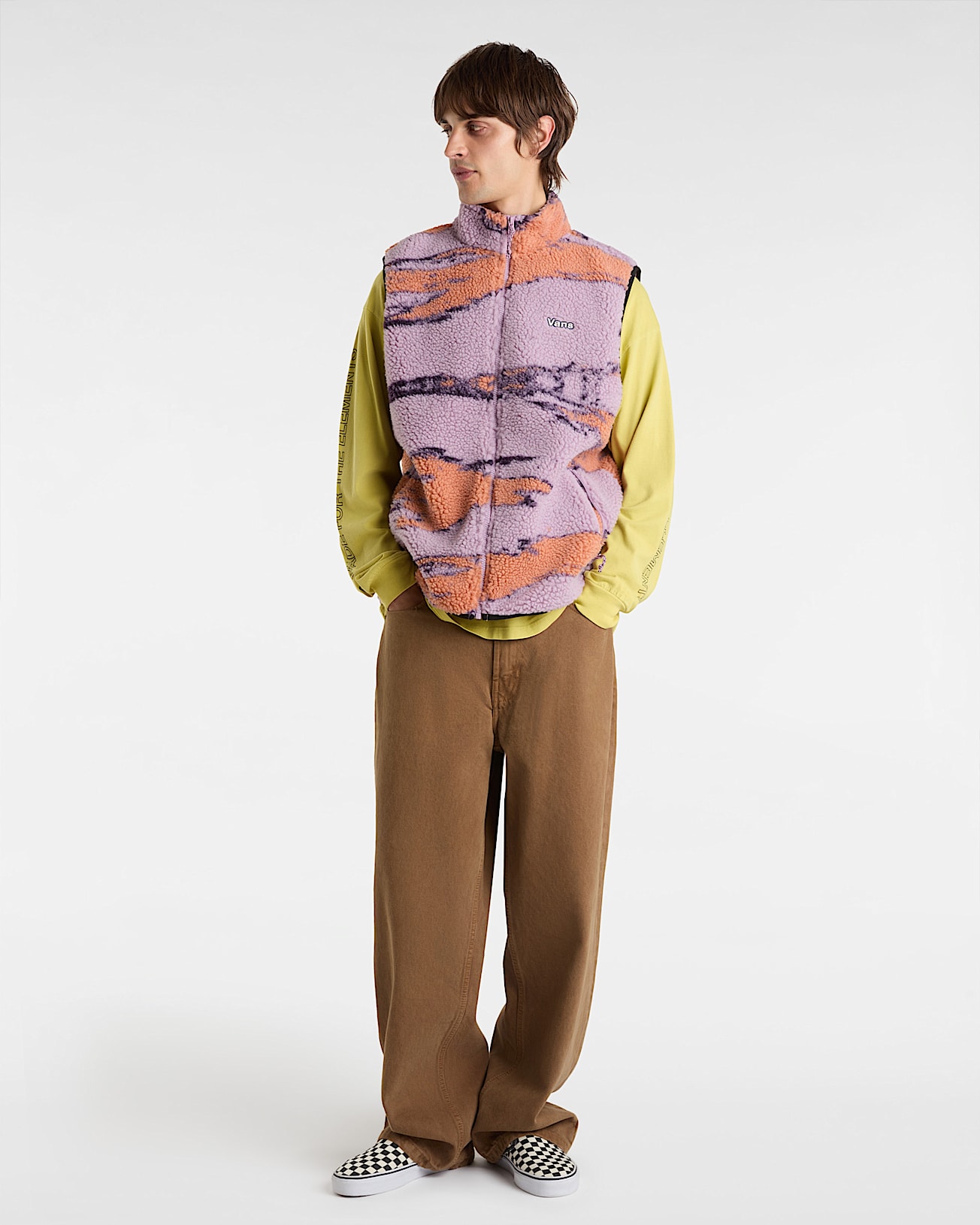 Veste sans manches Slip Stream Sherpa VANS Lilas ALT4