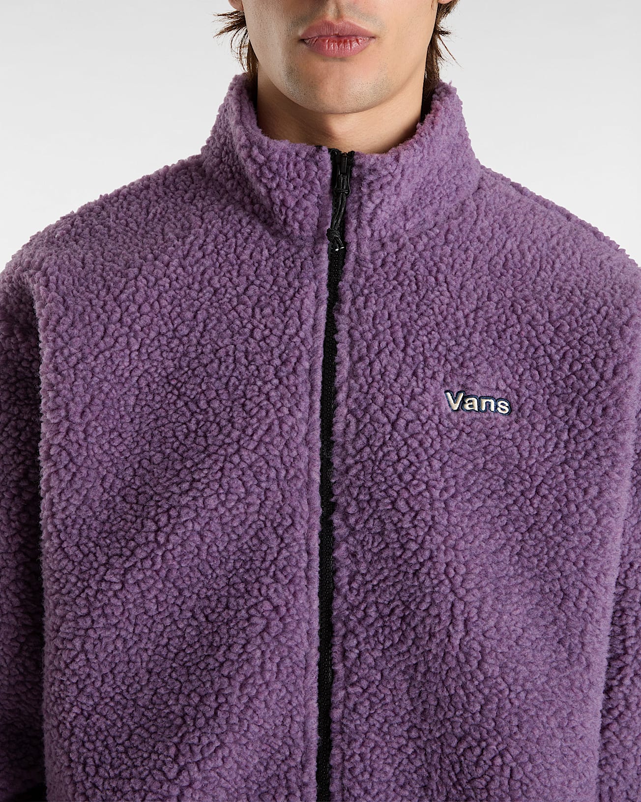 Giacca Sherpa con zip intera Jazzy VANS Viola ALT6