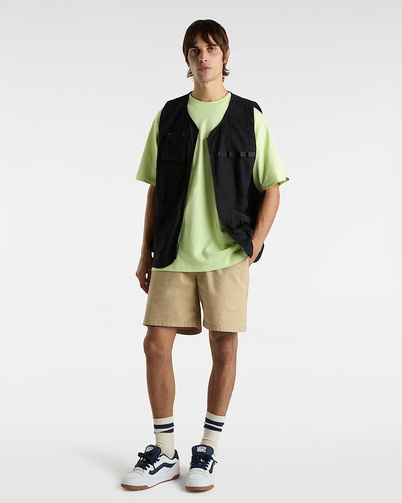 Tshirt Skull La Shaka VANS Vert ALT4