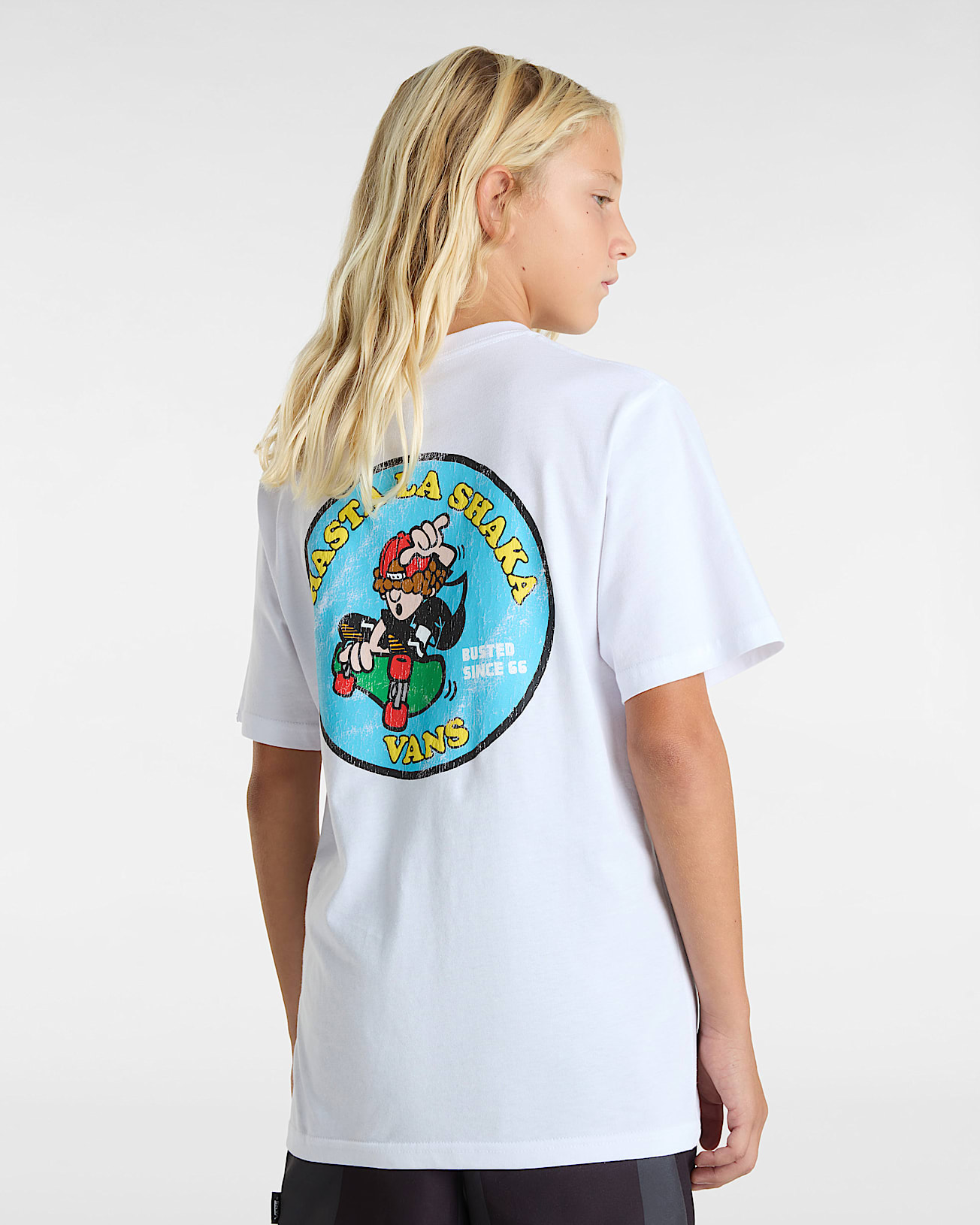 Tshirt Hasta La Shaka Enfant 814 ans VANS Blanc ALT3