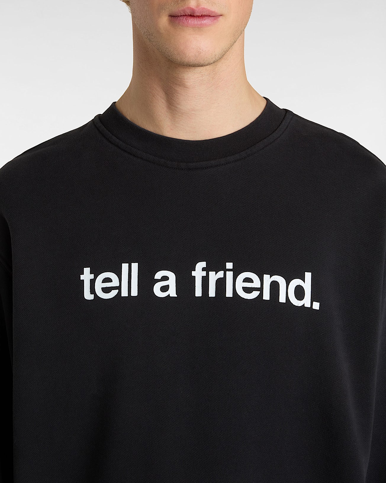 Sweat Tell a Friend Crew VANS Noir ALT5