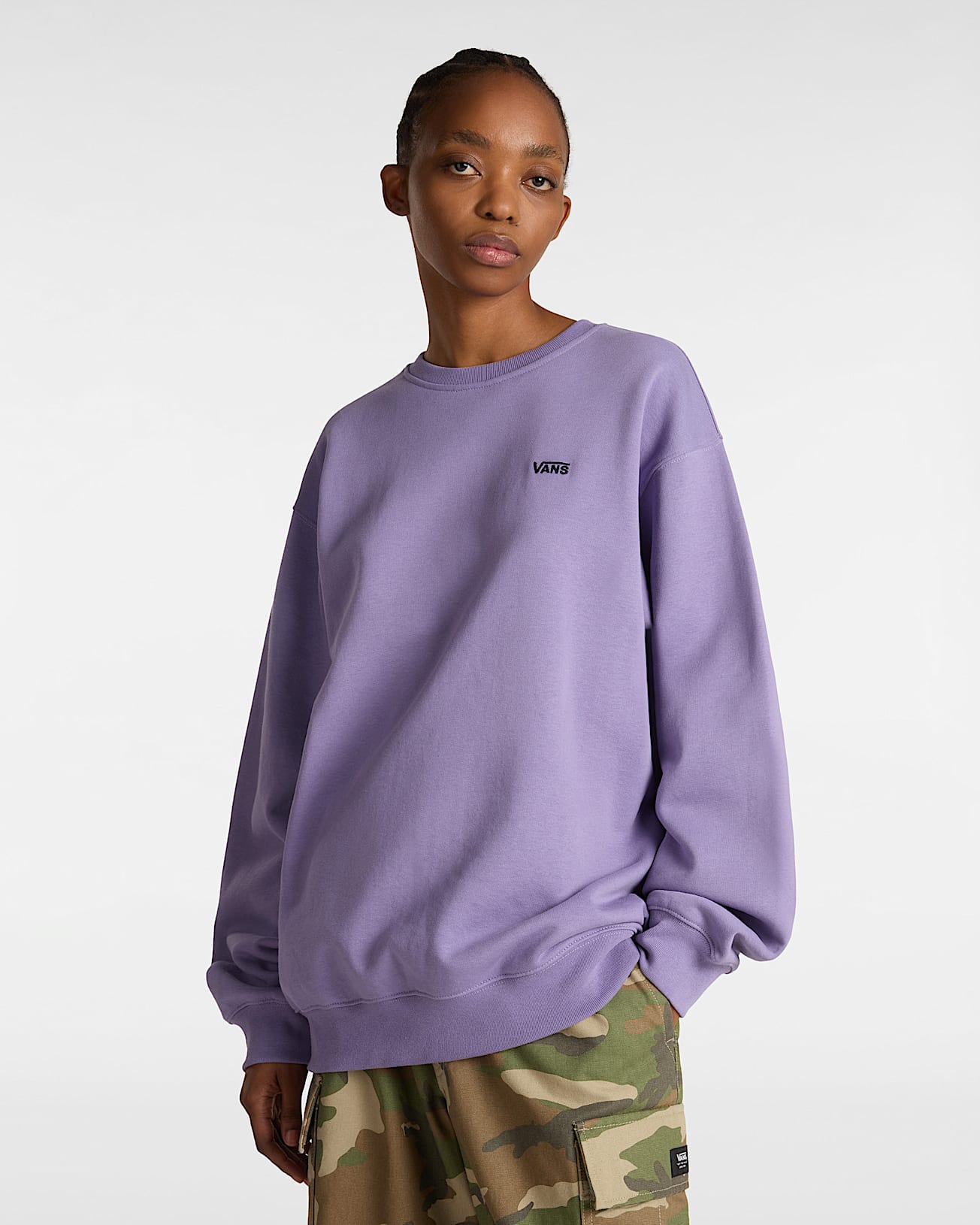Left Chest II Logo Sweatshirt VANS Purple ALT8