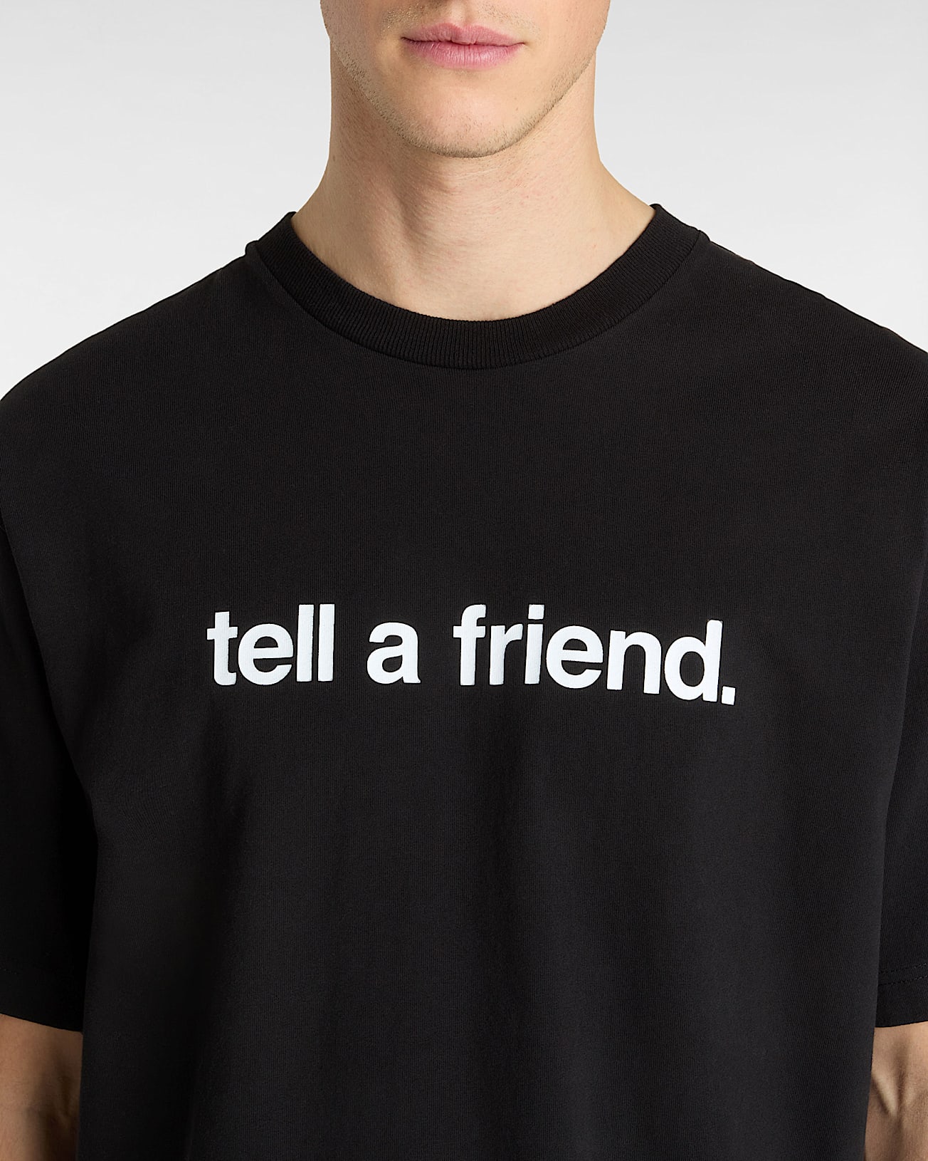 Tshirt Tell a Friend VANS Noir ALT5