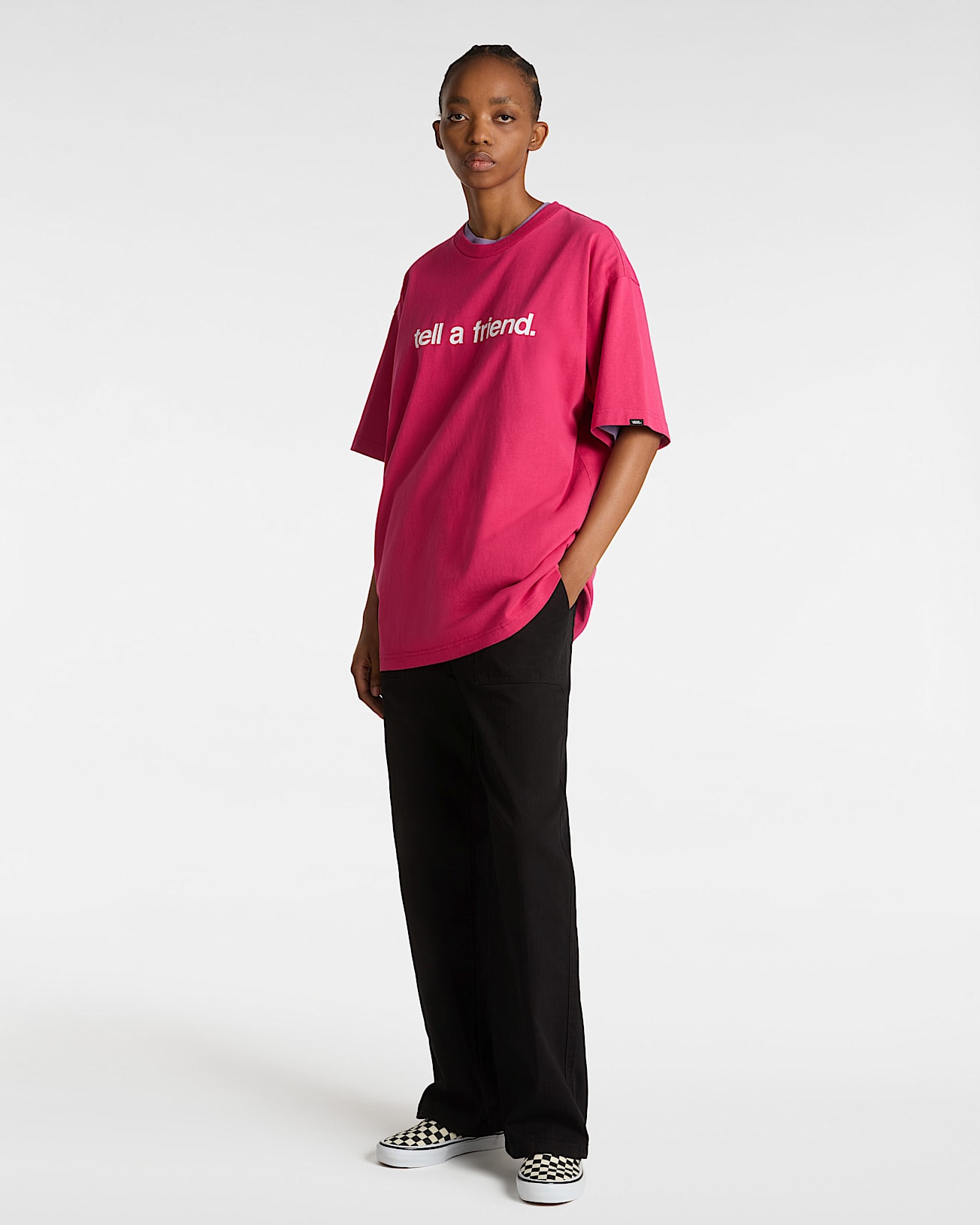 Tshirt Tell A Friend VANS Rose ALT3