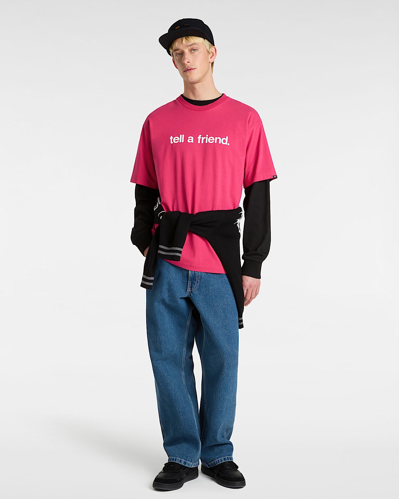 Tshirt Tell A Friend VANS Rose ALT2