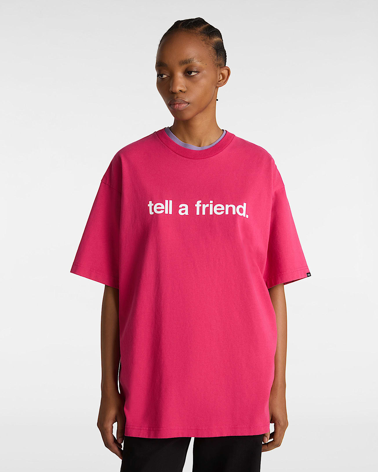 Tshirt Tell A Friend VANS Rose ALT7