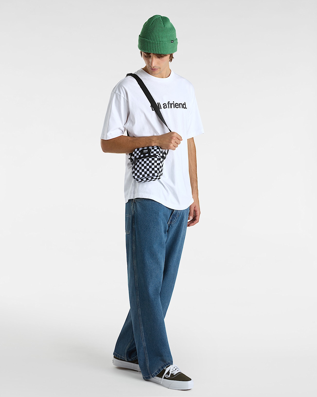 Tshirt Tell a Friend VANS Blanc ALT4