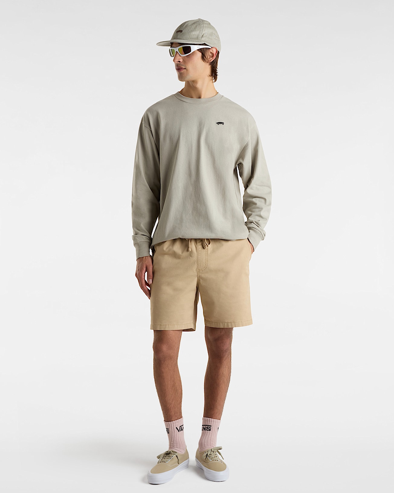 Salton Long Sleeve TShirt VANS Grey ALT4