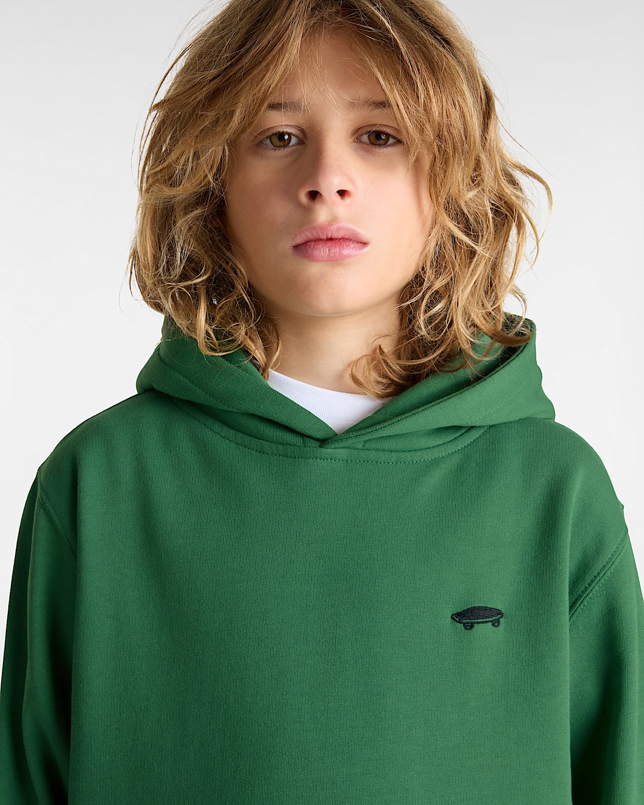 Kids Salton Pullover Hoodie 814 Years VANS Green ALT6