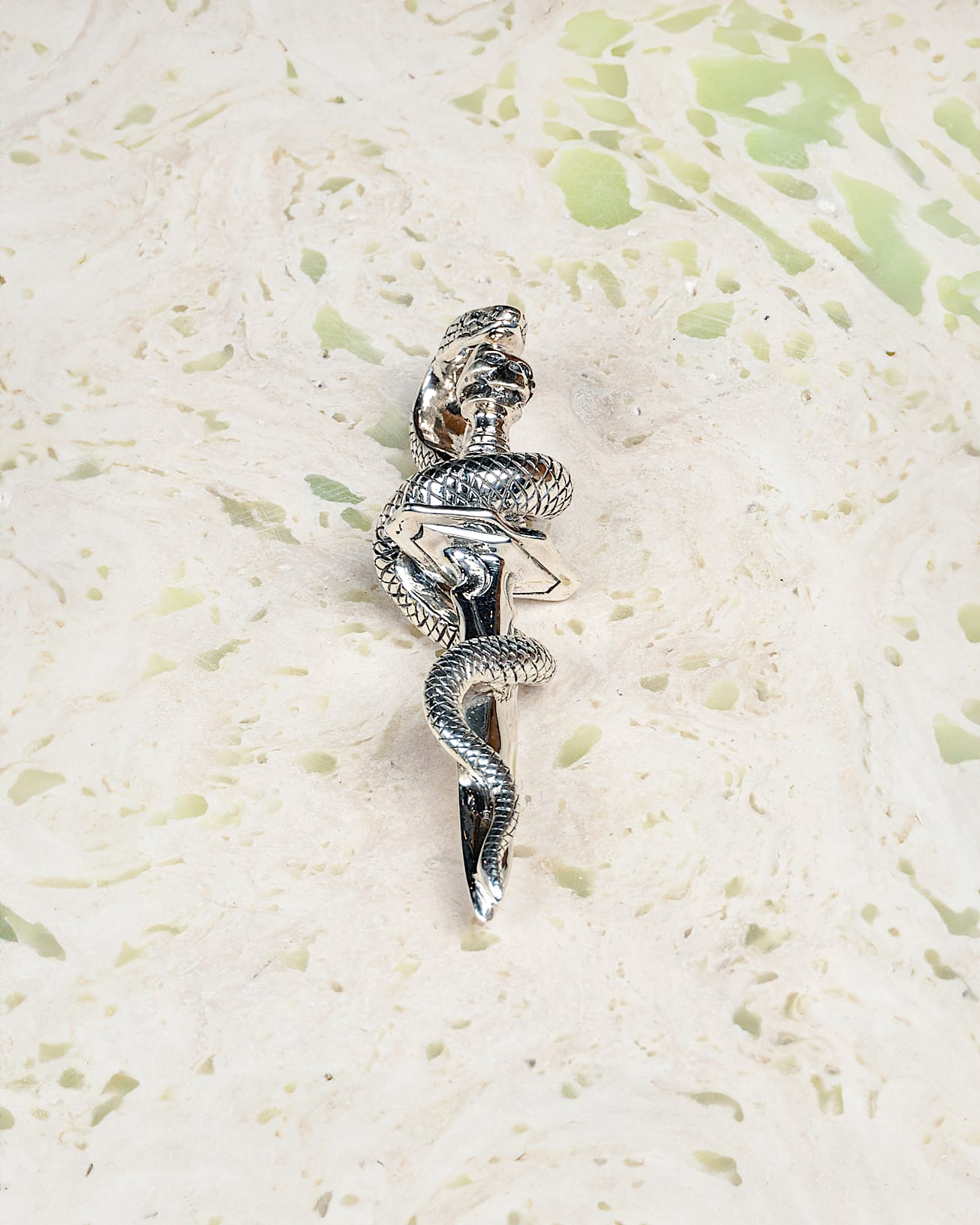 The Frog Skull  Serpent Pendant VANS Grey HERO