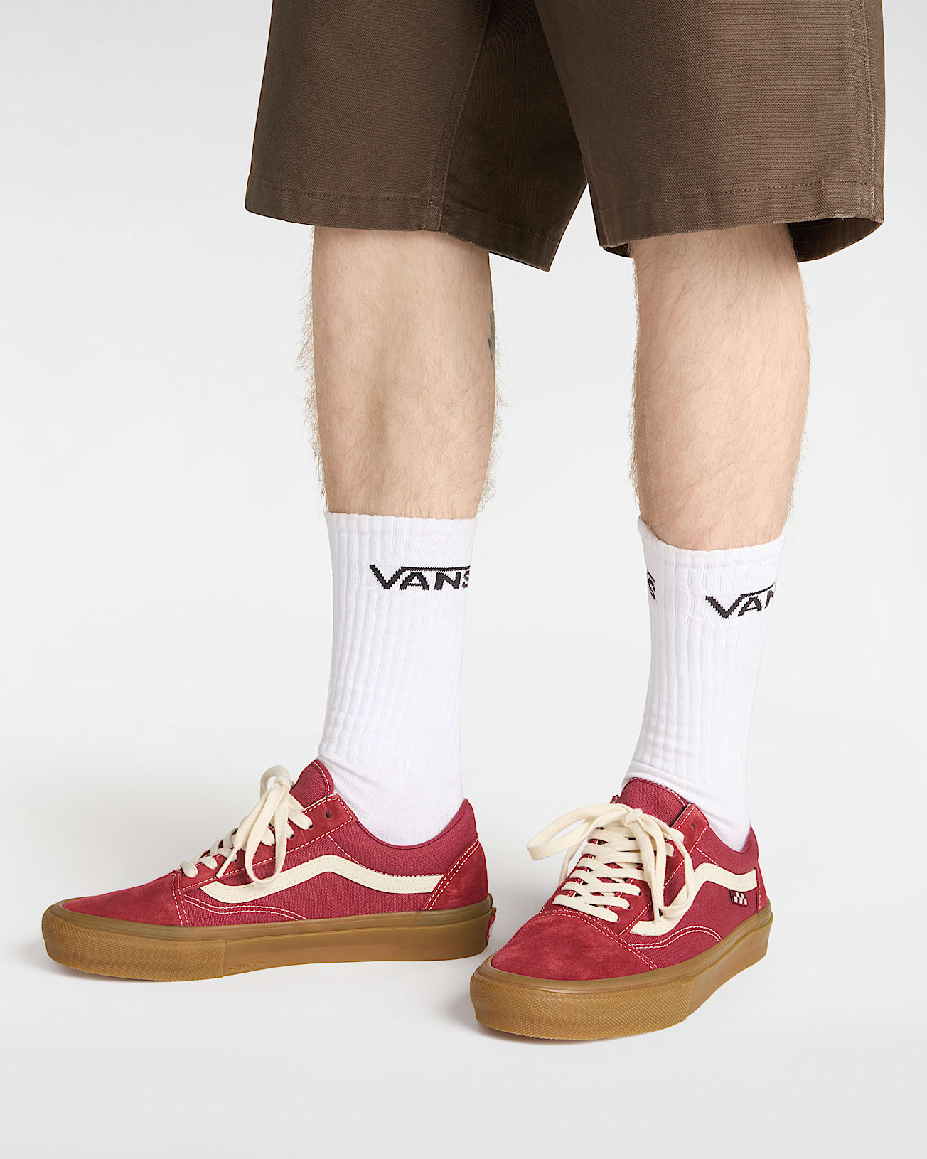 Chaussures Skate Old Skool VANS Rouge ALT4