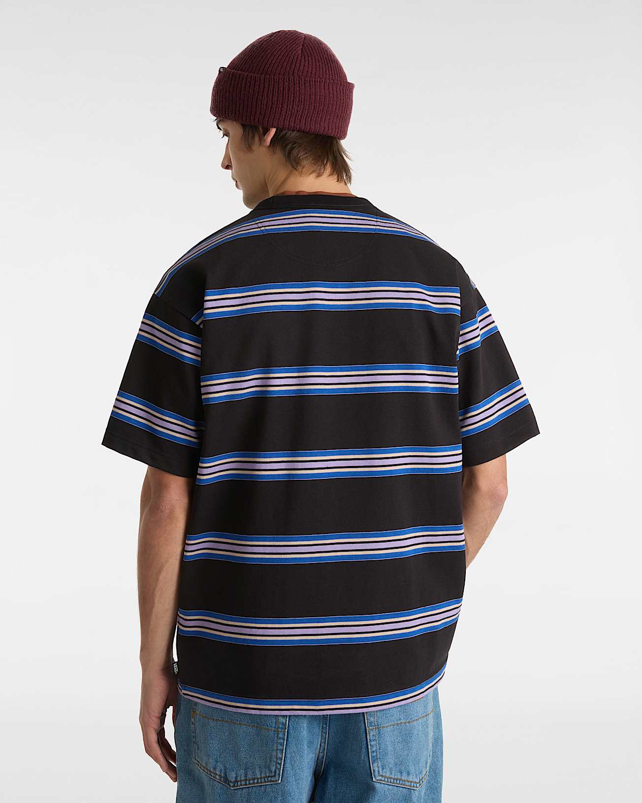 Tshirt Mesa Stripe VANS Noir ALT3