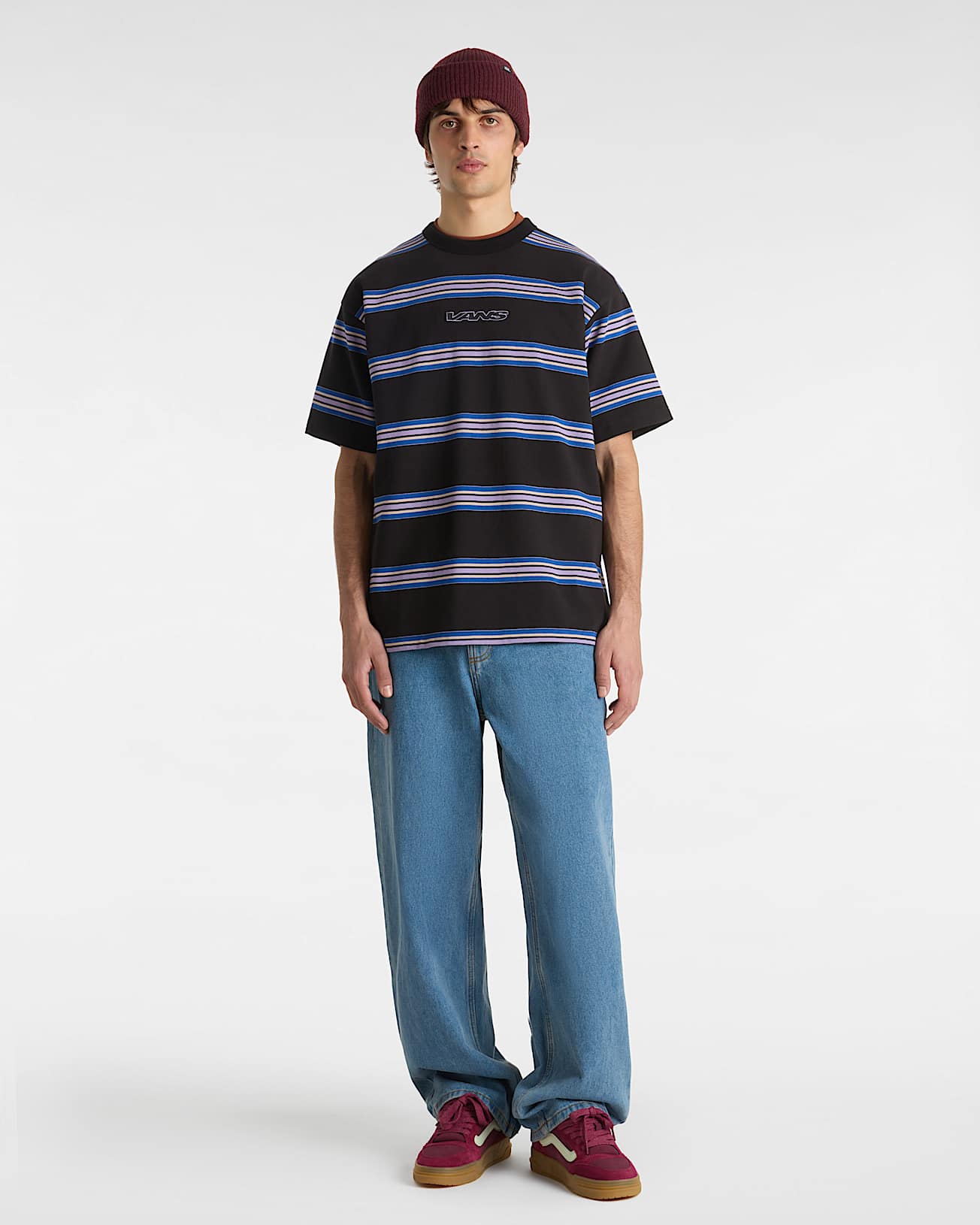 Tshirt Mesa Stripe VANS Noir ALT4