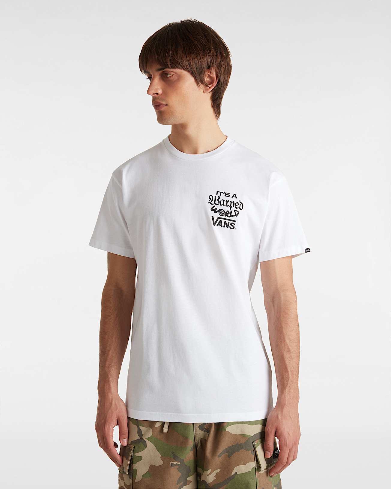 Tshirt Warped World VANS Blanc ALT2