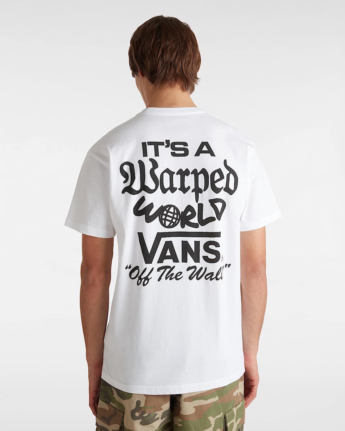 Tshirt Warped World VANS Blanc ALT3