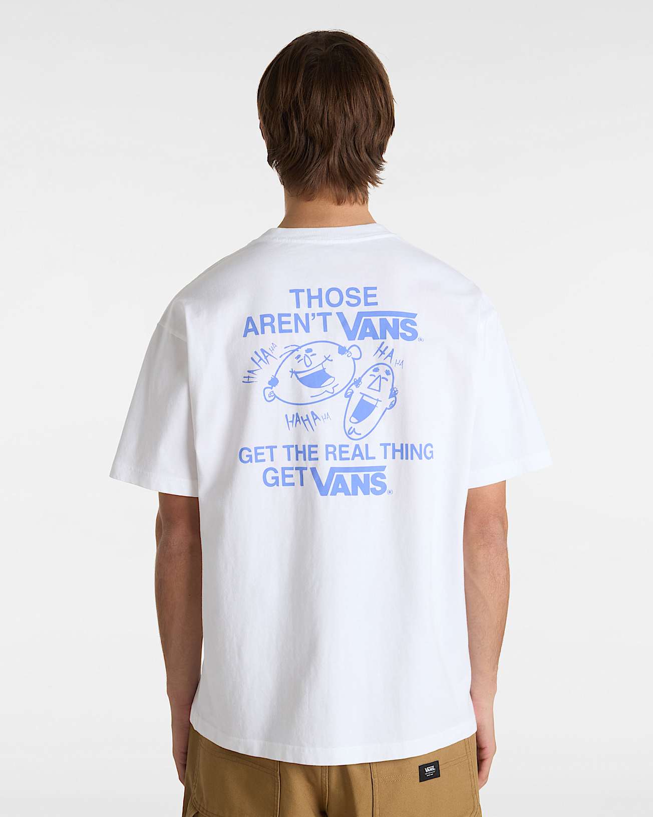 Tshirt Chuckling Duo VANS Blanc ALT3