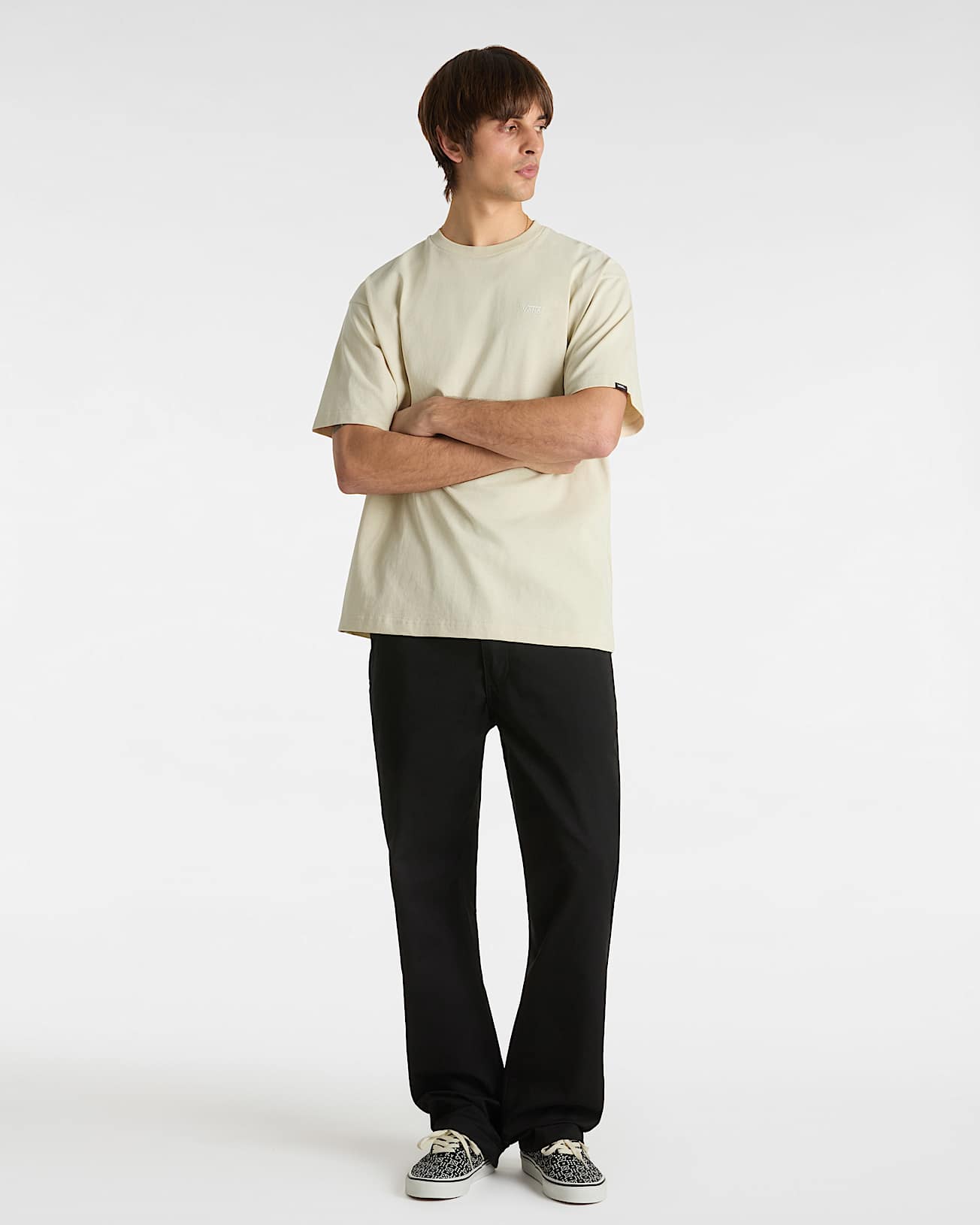 Left Chest Logo II TShirt VANS Beige ALT4