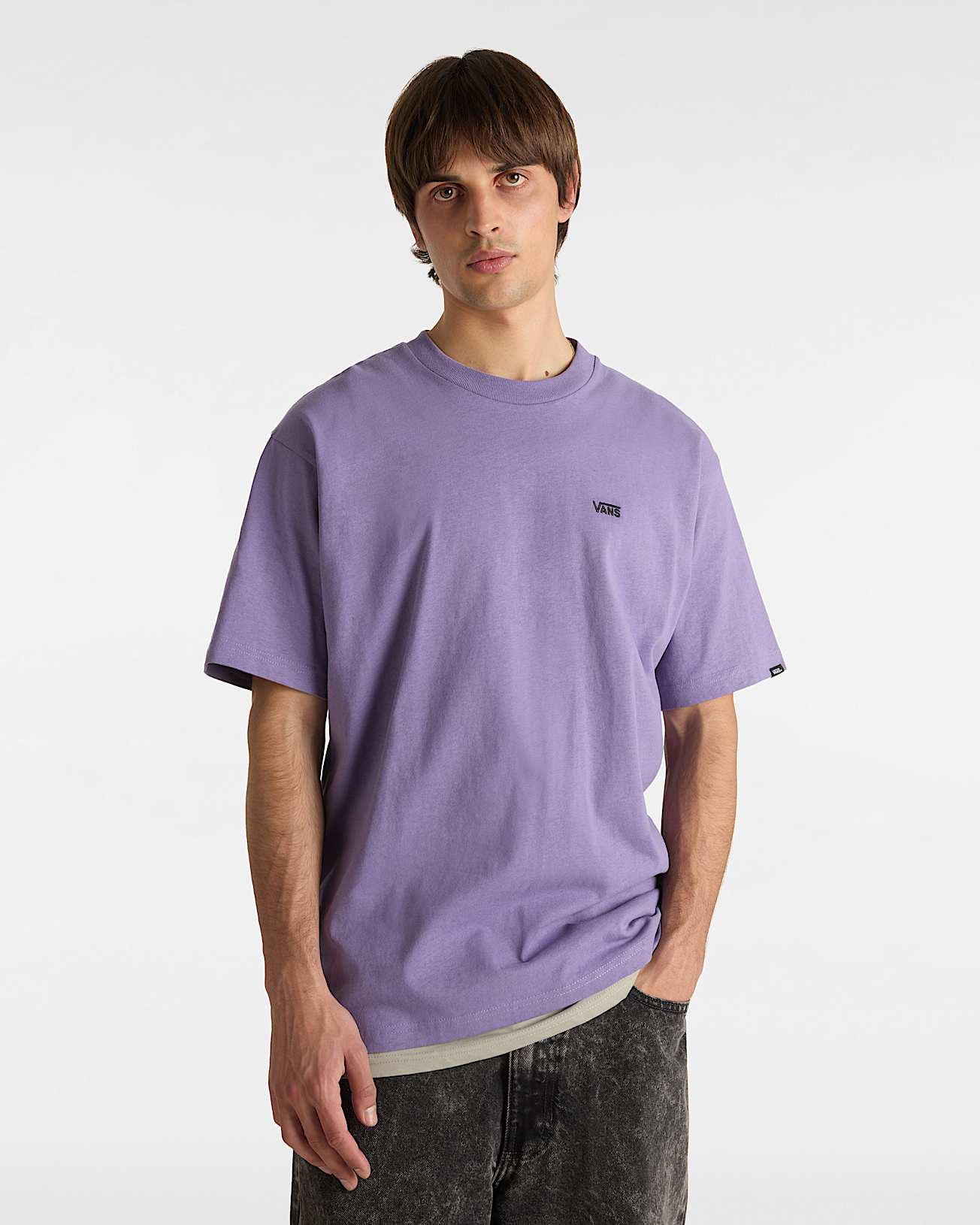 Left Chest II Logo TShirt VANS Purple ALT2