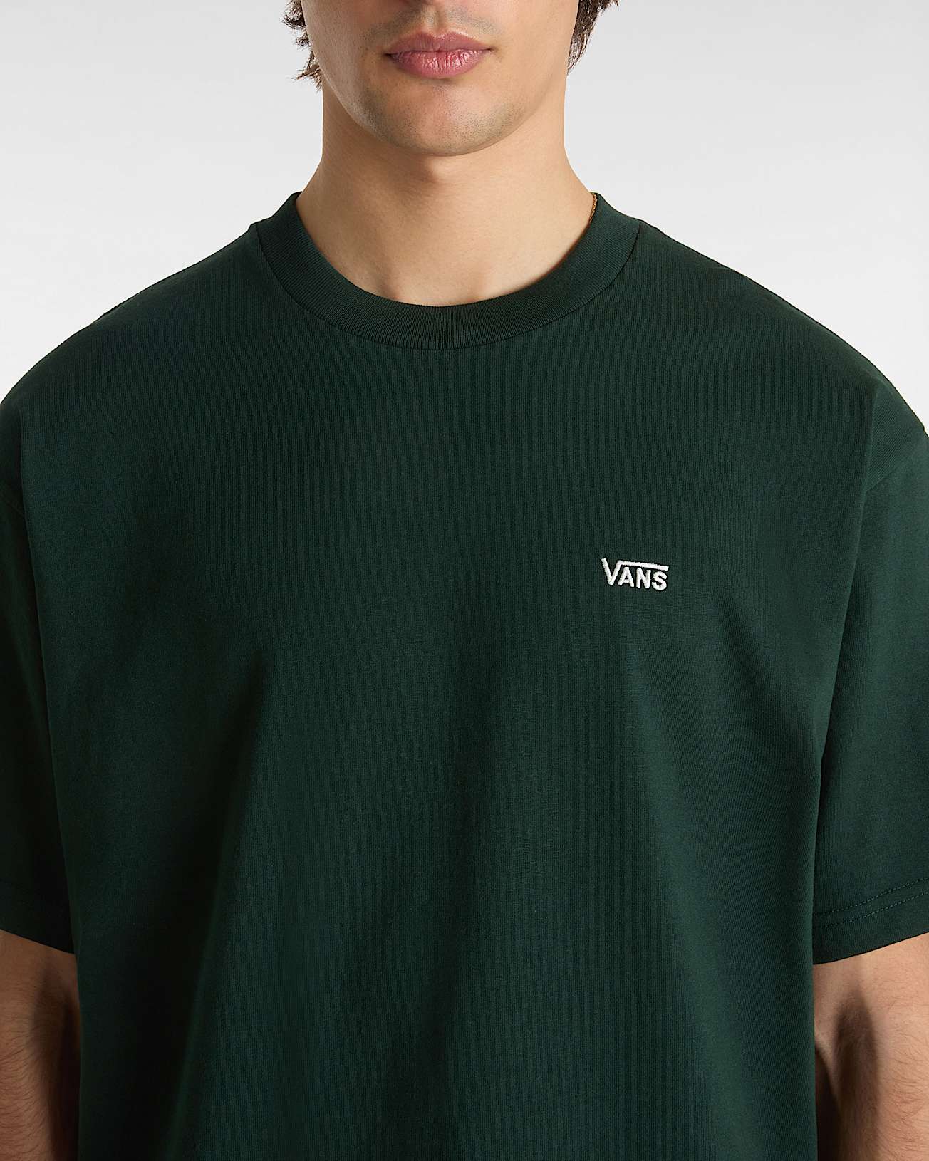 Left Chest II Logo TShirt VANS Green ALT5