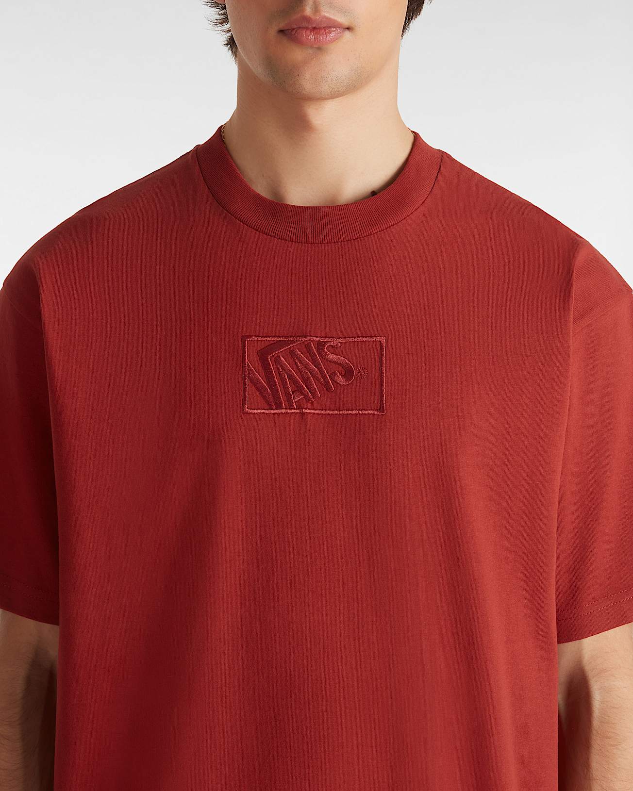 Tshirt Blocked Box VANS Rouge ALT5