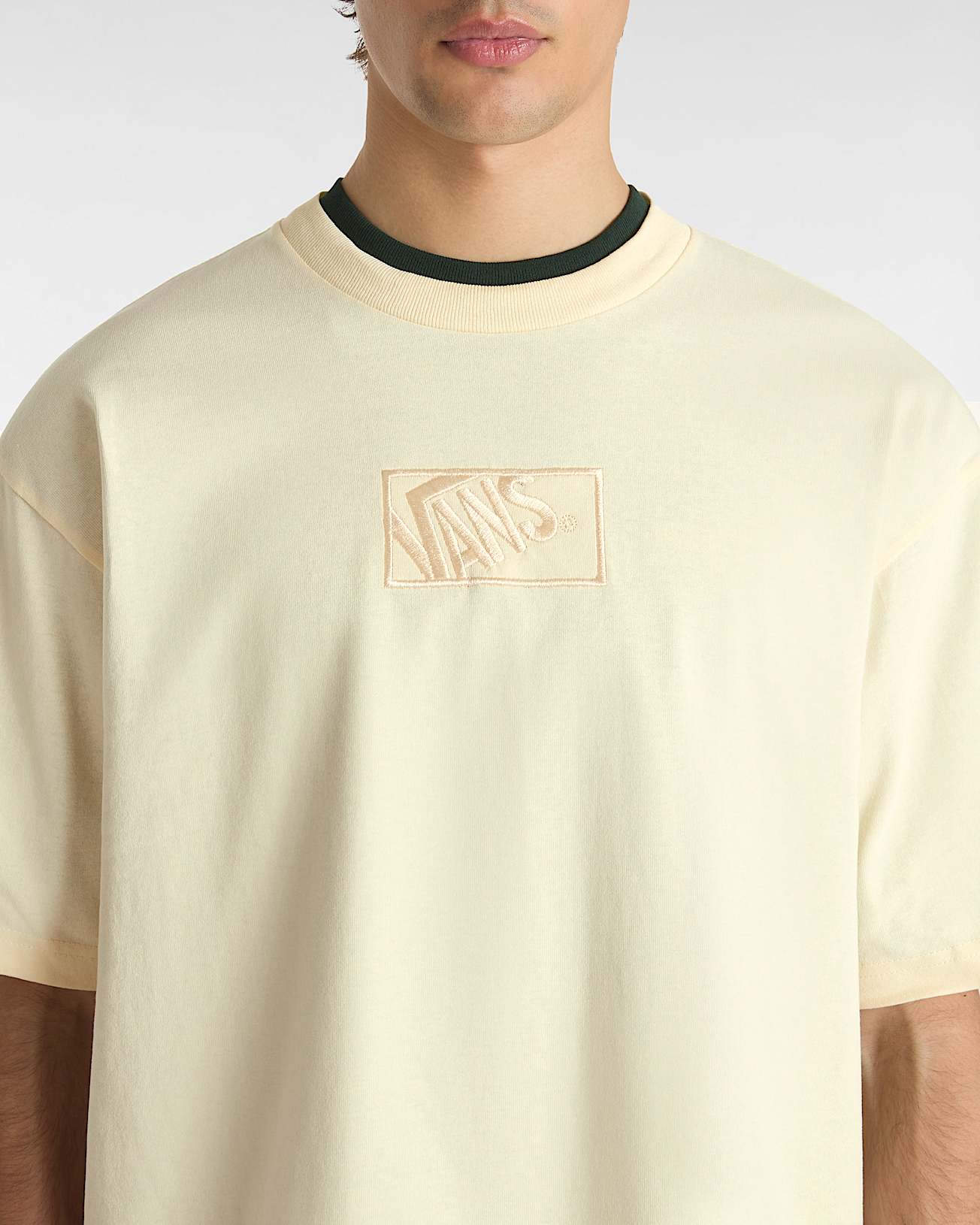 Tshirt Blocked Box Loose VANS Beige ALT5