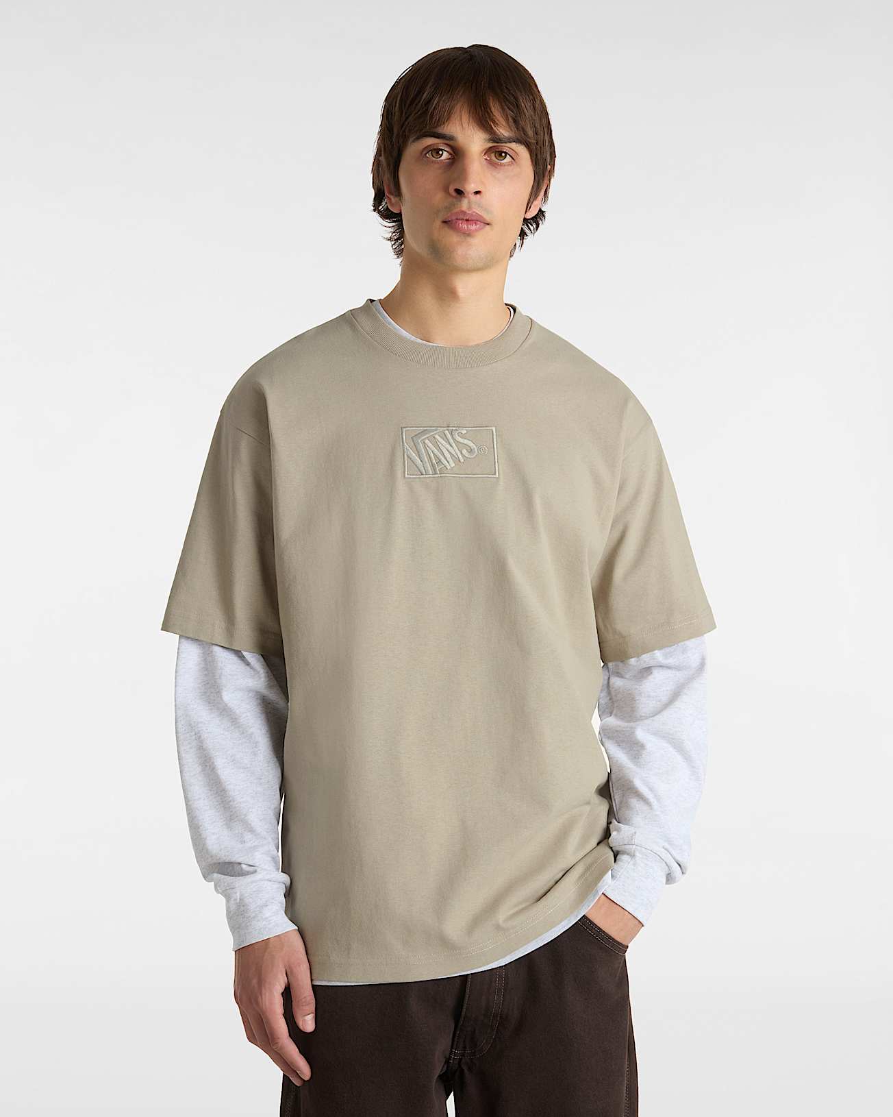 Tshirt Blocked Box Loose VANS Gris ALT2