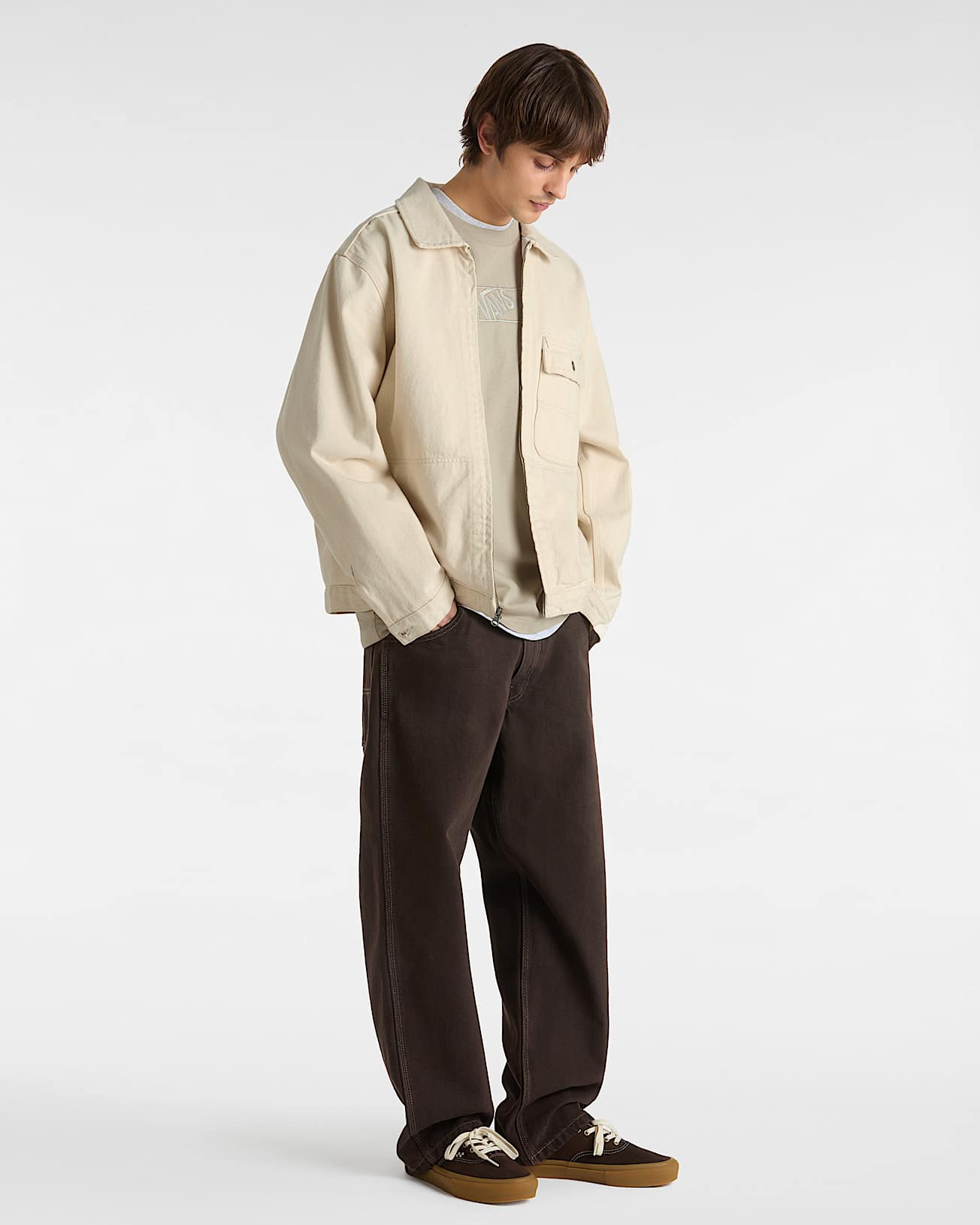 Tshirt Blocked Box Loose VANS Gris ALT4