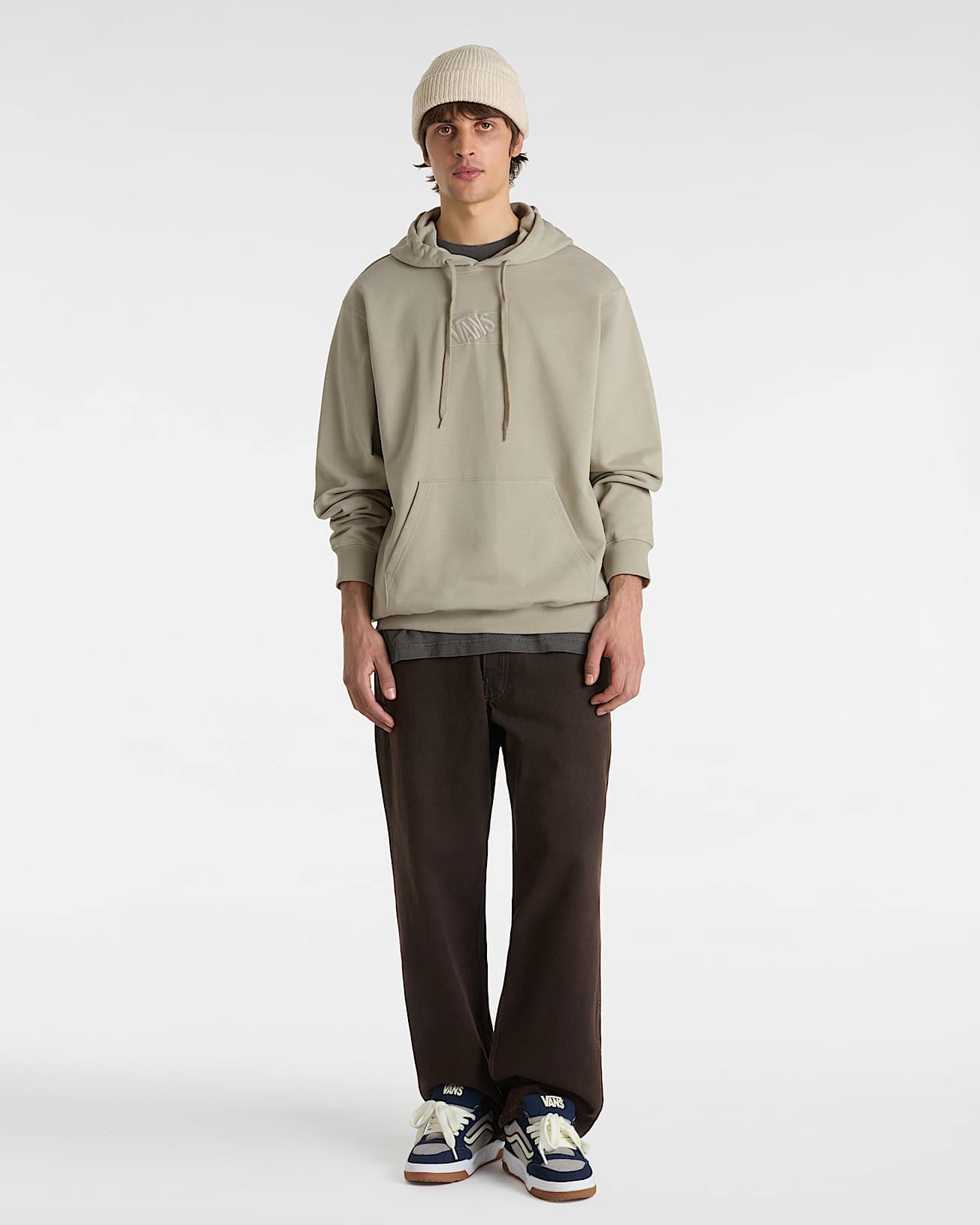 Sweat  capuche Blocked Box VANS Gris ALT5