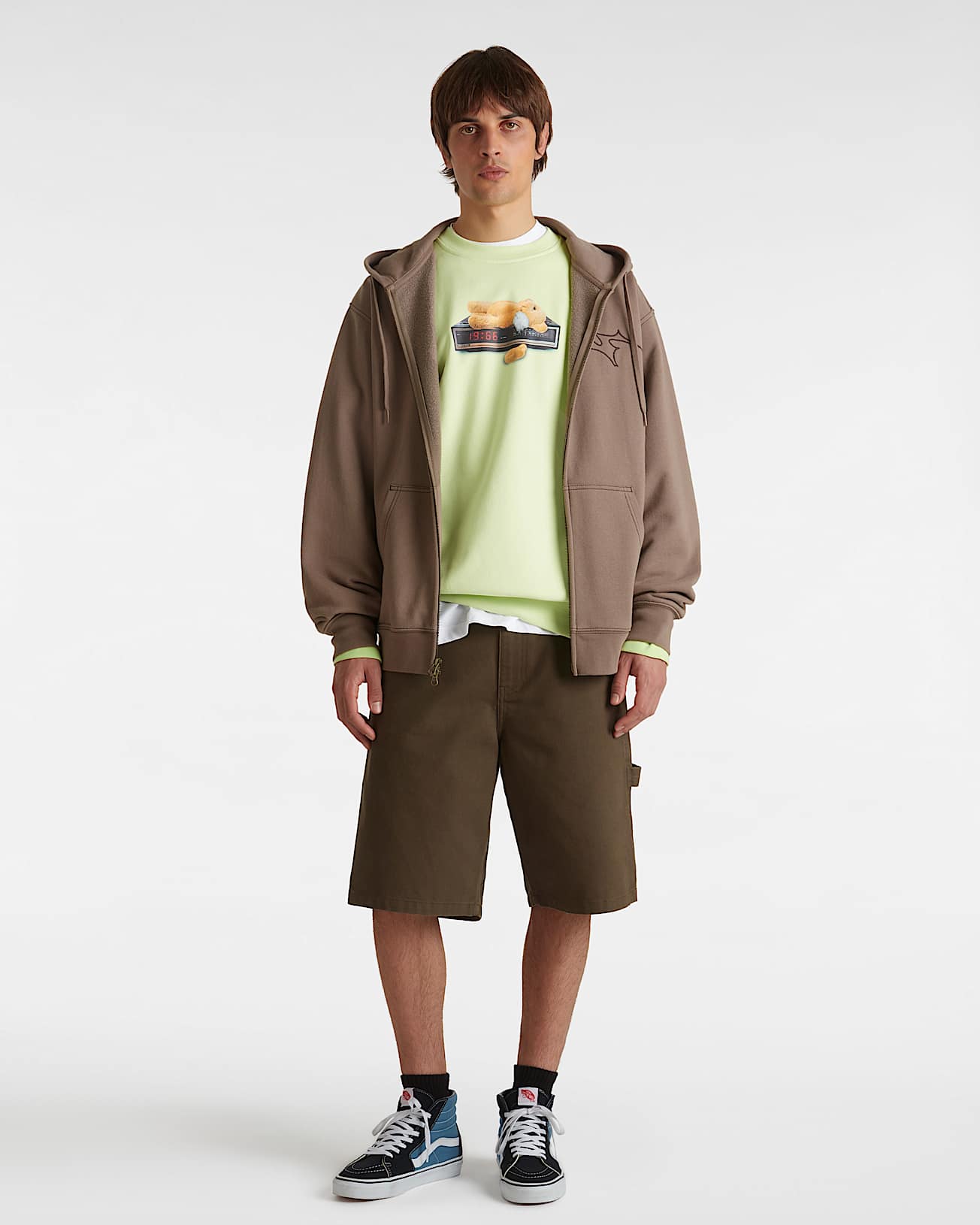 Times Up Crew Sweatshirt VANS Green ALT5