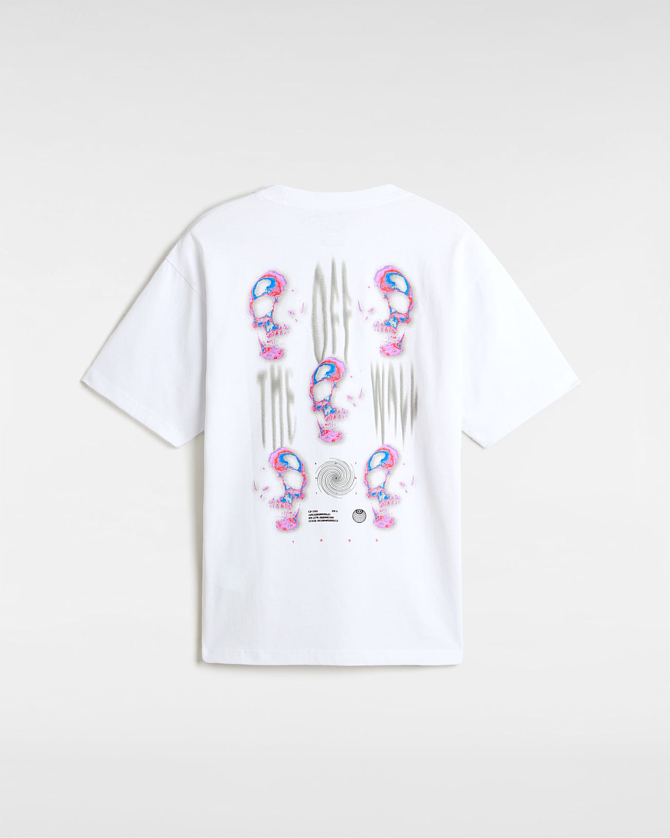 Tshirt Heat Map Skull VANS Blanc ALT1