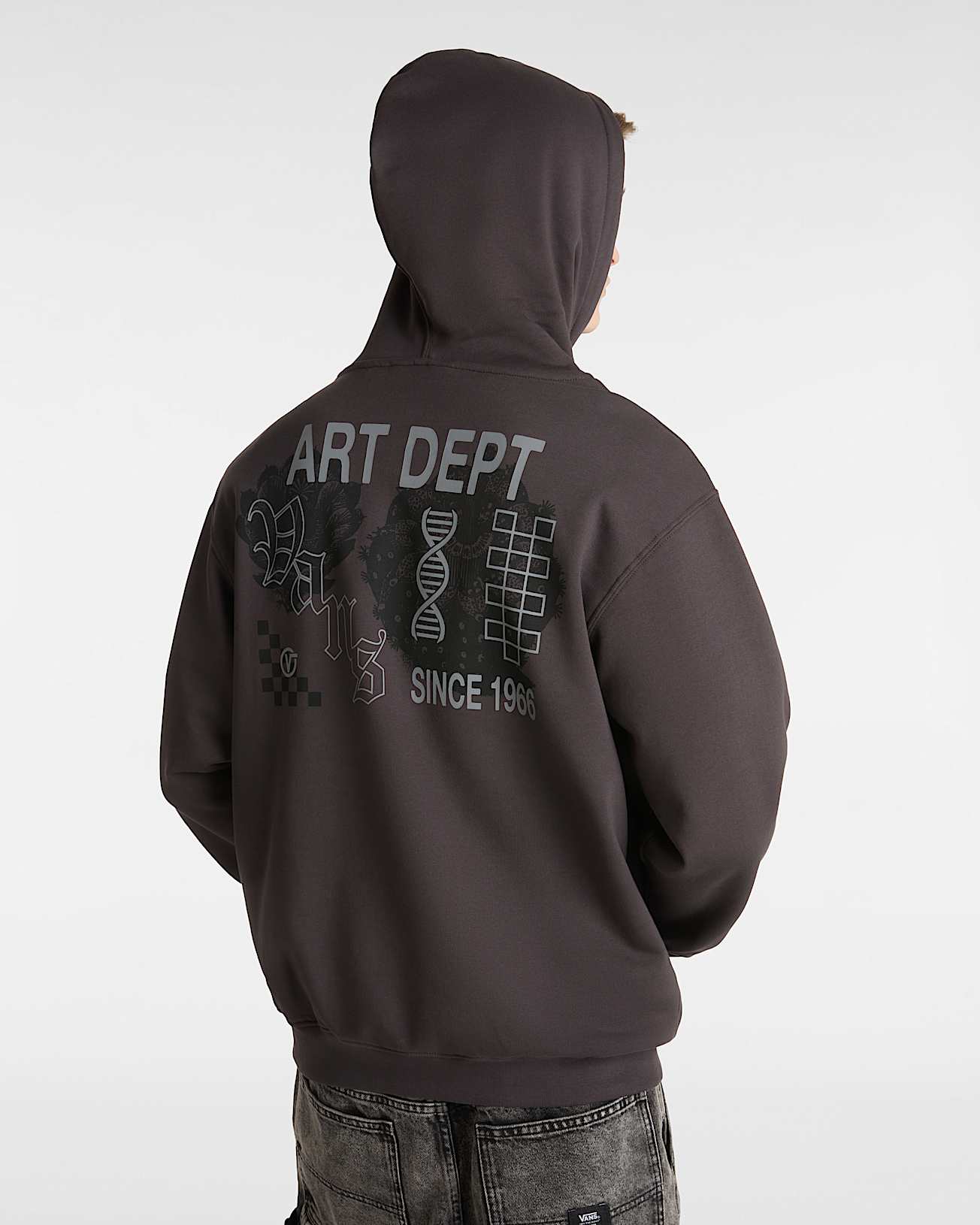 Sweat  capuche Art Dept VANS Noir ALT3