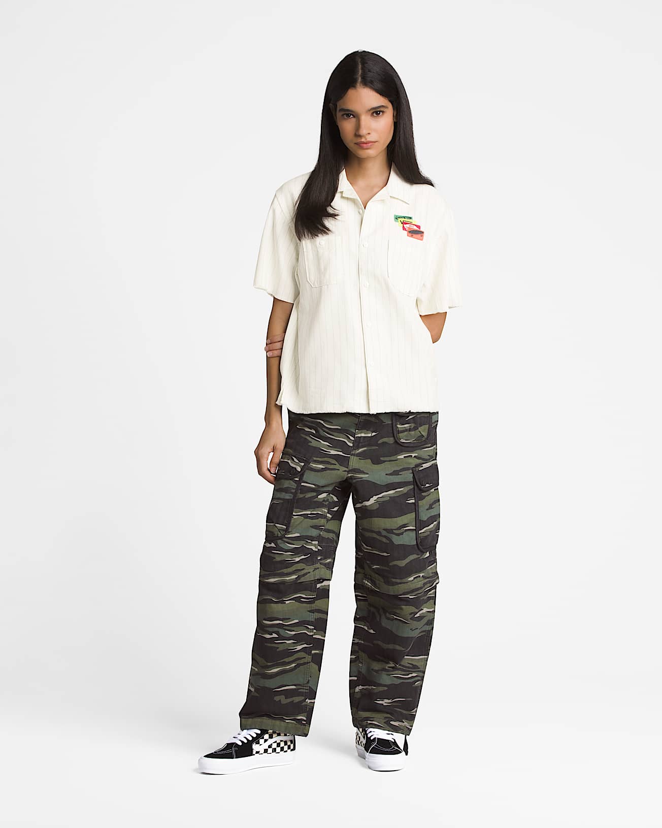 Pantalon cargo Premium Terrain VANS VertMarron ALT3