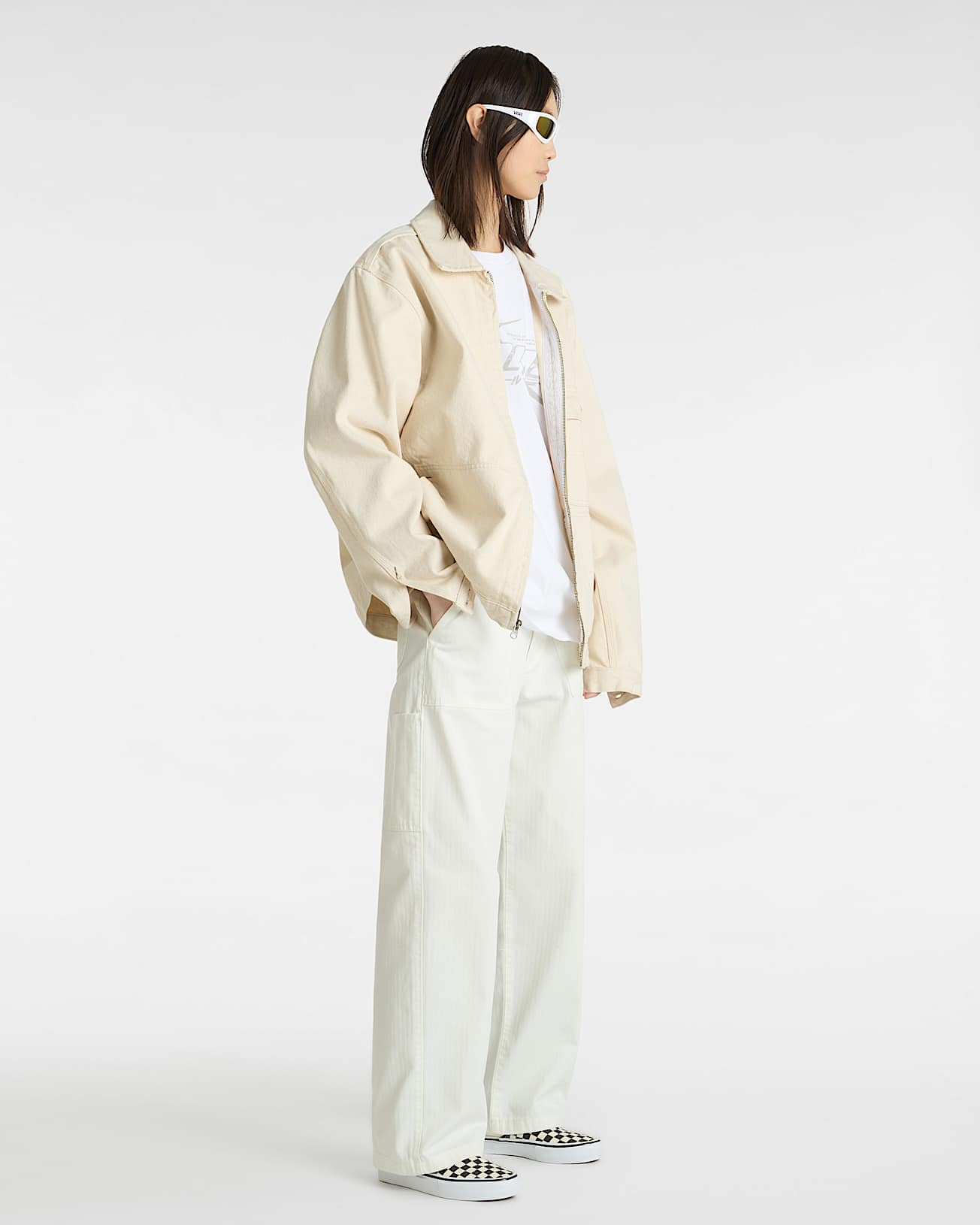 Pantalon Union Carpenter VANS Blanc ALT5