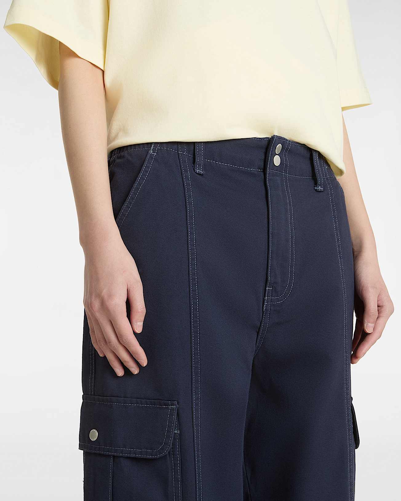 Canvas Sidewalk Hose VANS Blau ALT6