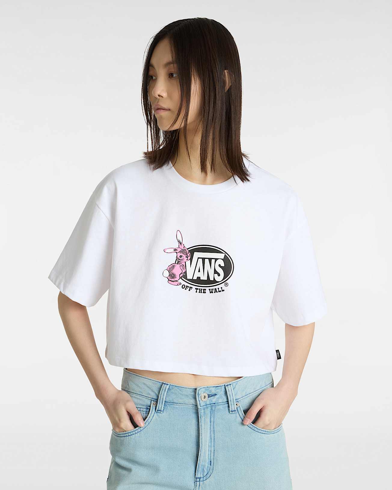 Tshirt court Follow VANS Blanc ALT2