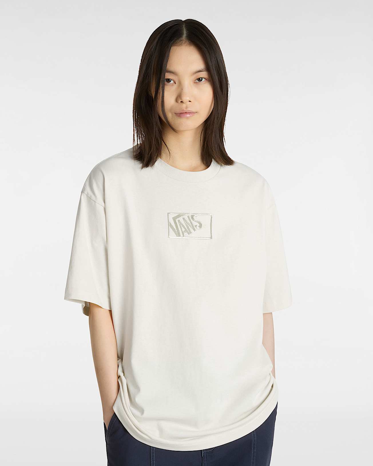 Tshirt Blocked Box Loose VANS Blanc ALT7