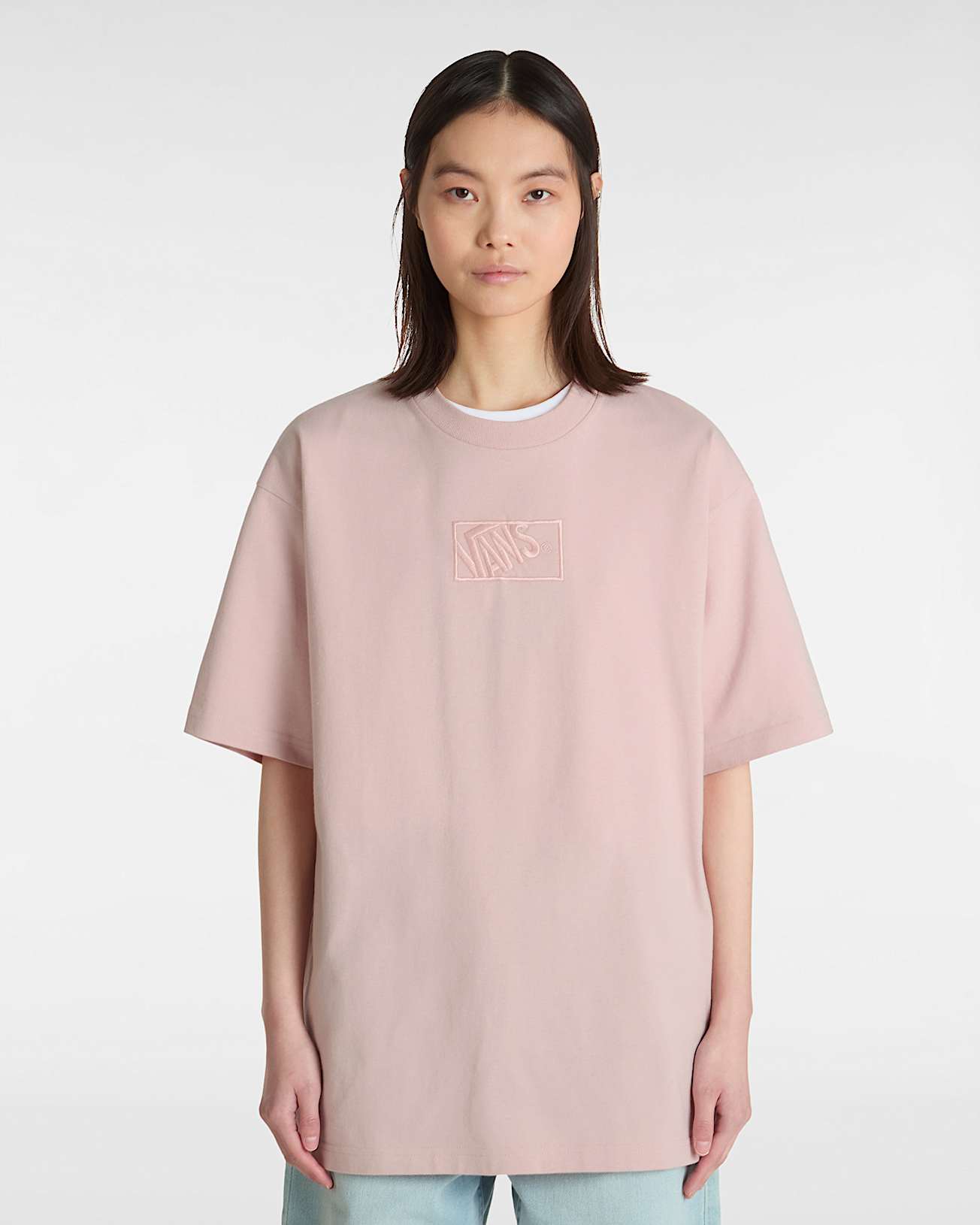 Tshirt Blocked Box VANS Rose ALT2