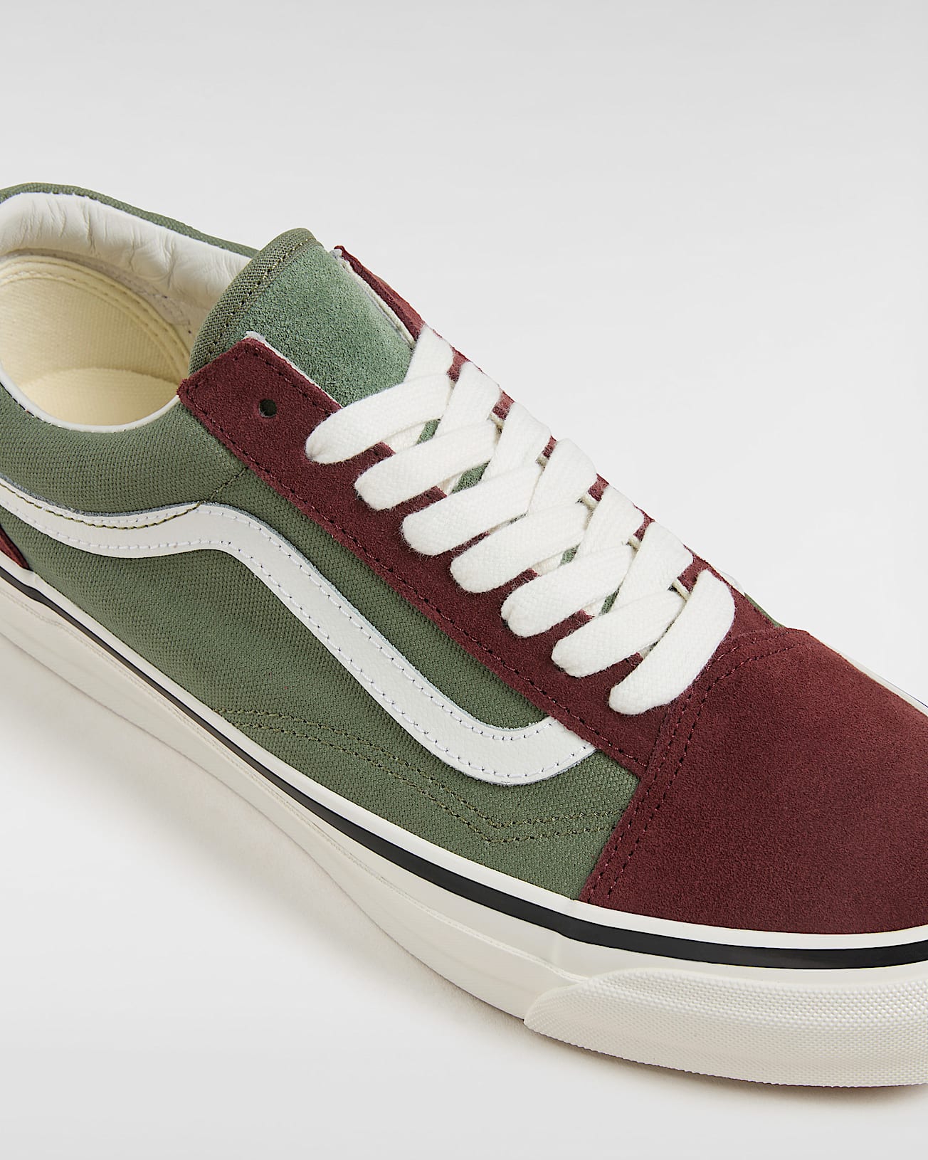 Chaussures Premium Old Skool VANS VertMarron ALT5