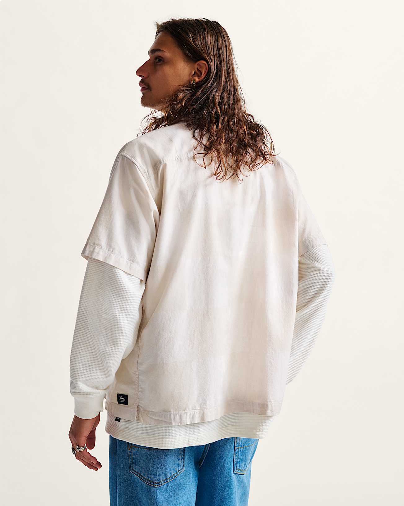 Chemise tisse Checkerboard Kessler VANS Blanc ALT3