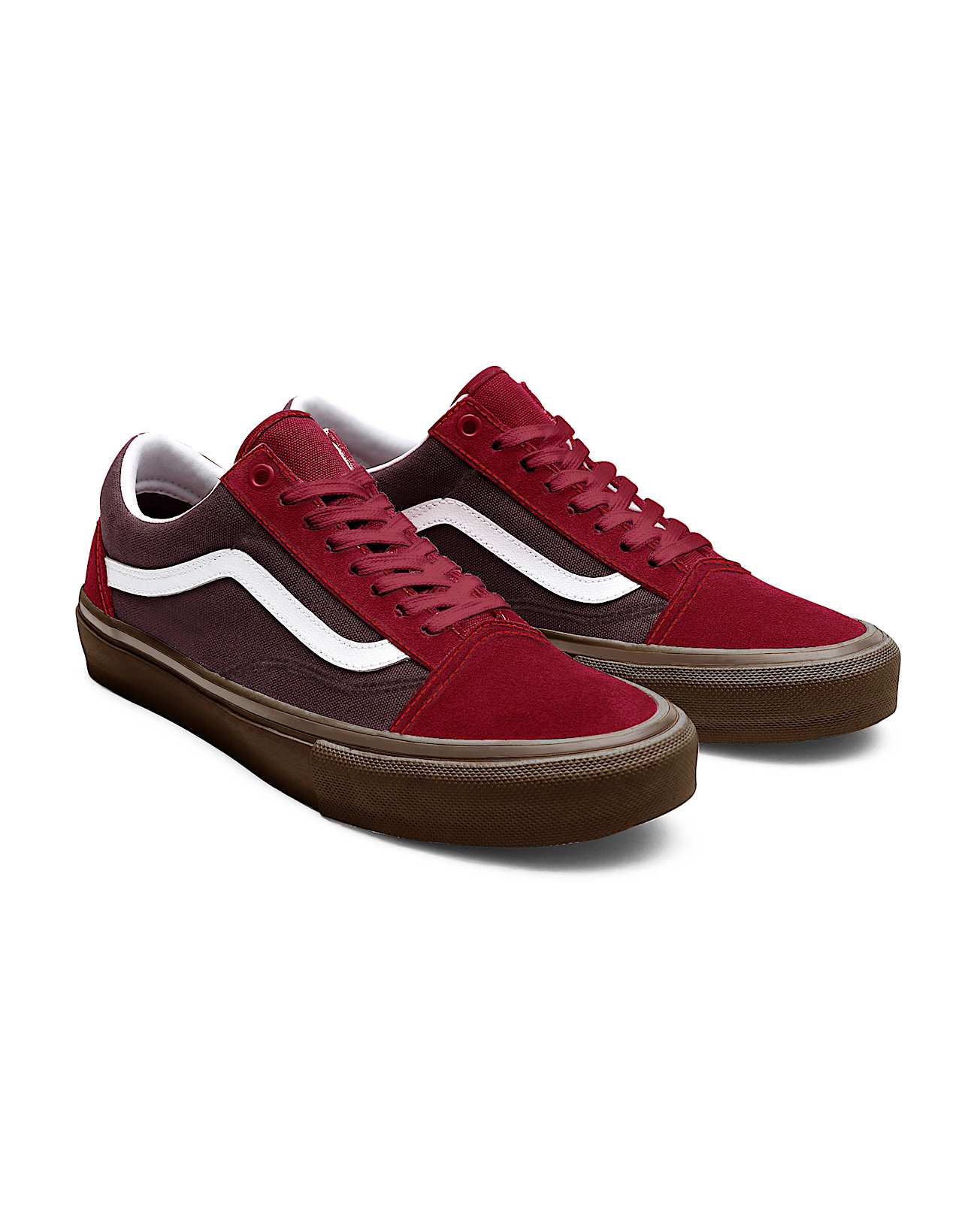 Personalisierbare Gum Old Skool VANS Rot HERO