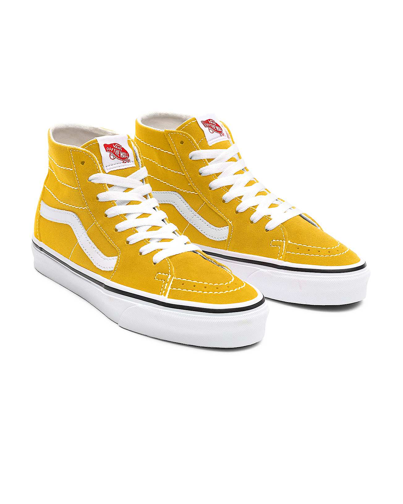 Personalisierbare Suede Sk8Hi VANS Gelb HERO