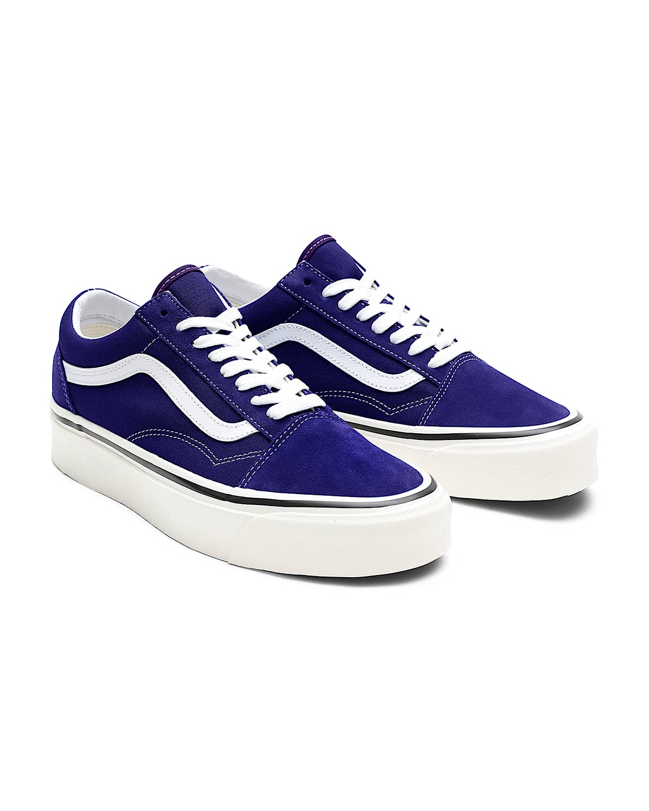 Personalisierbare Suede Old Skool Platform VANS Violett HERO