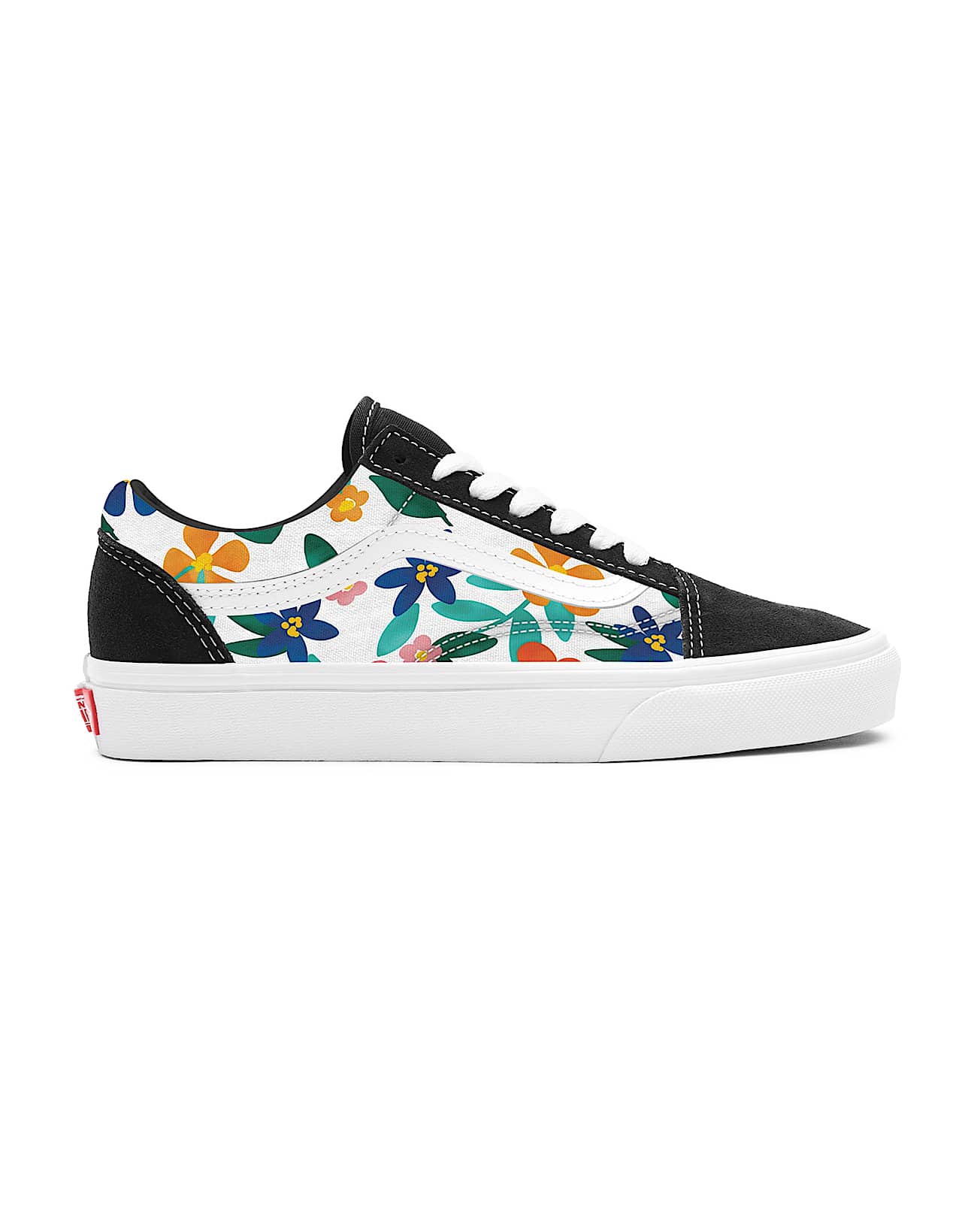 Personalisierbare Floral Old Skool VANS Multicolour ALT1