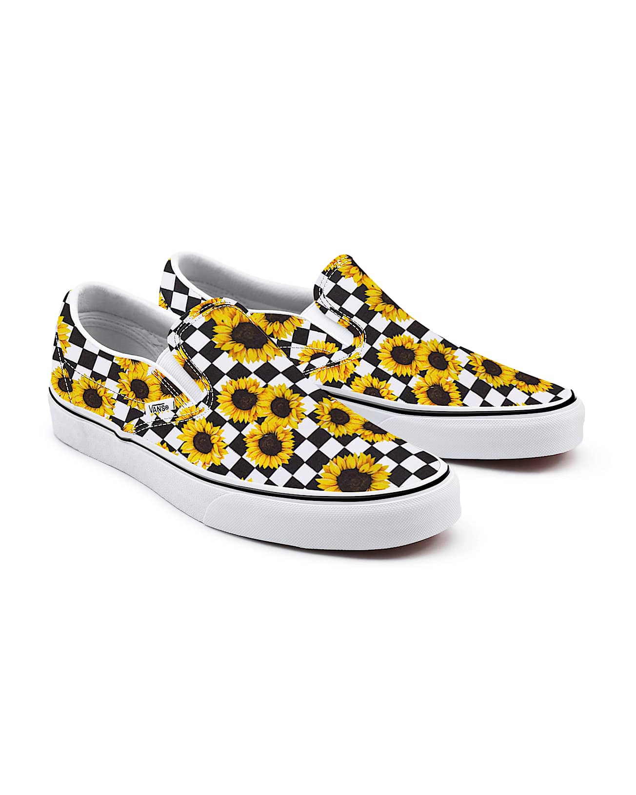 Personalisierbare Sunflowers SlipOn mit weiter Passform VANS Gelb HERO