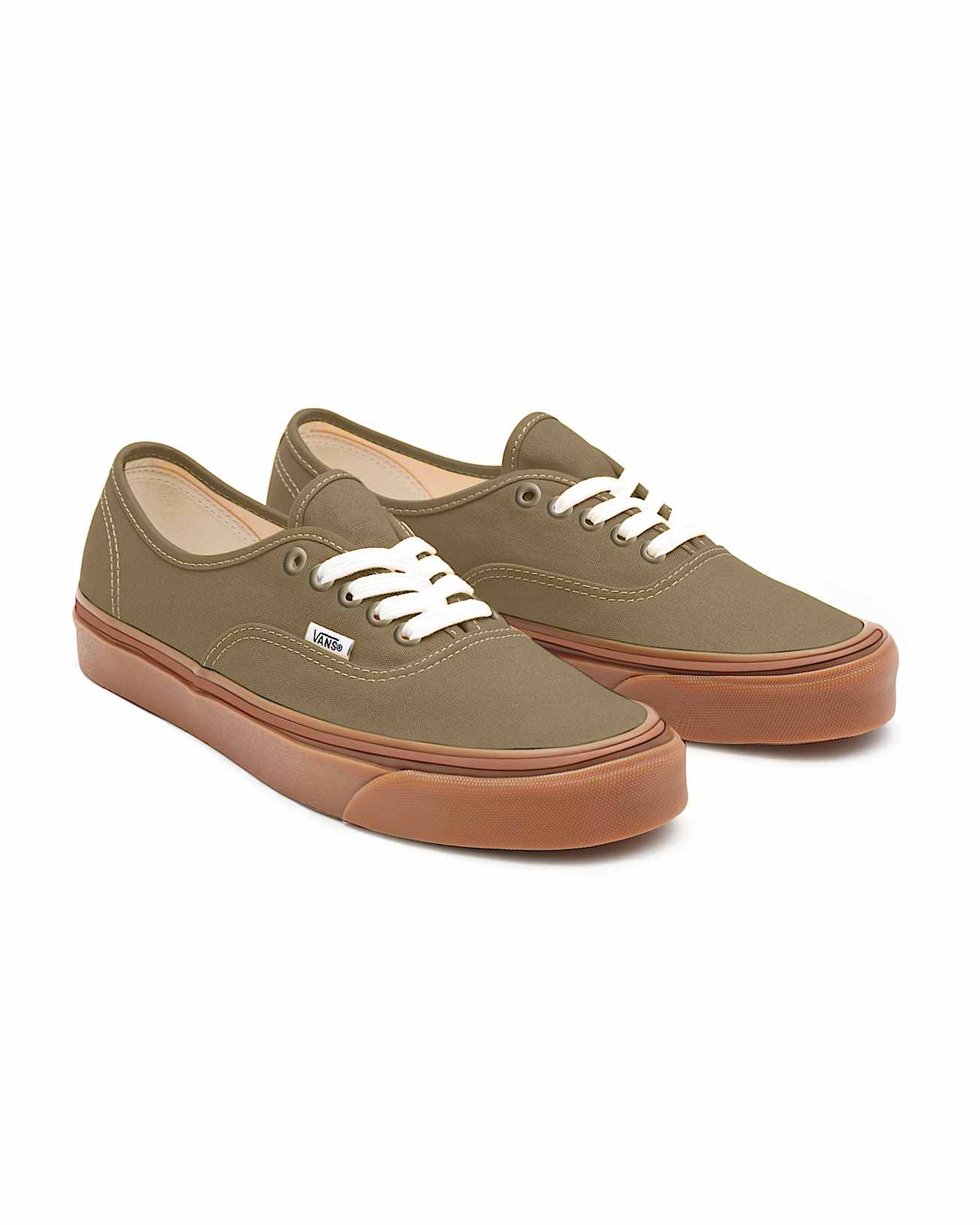 Personalisierbare Gum Sole Authentic mit weiter Passform VANS Beige HERO