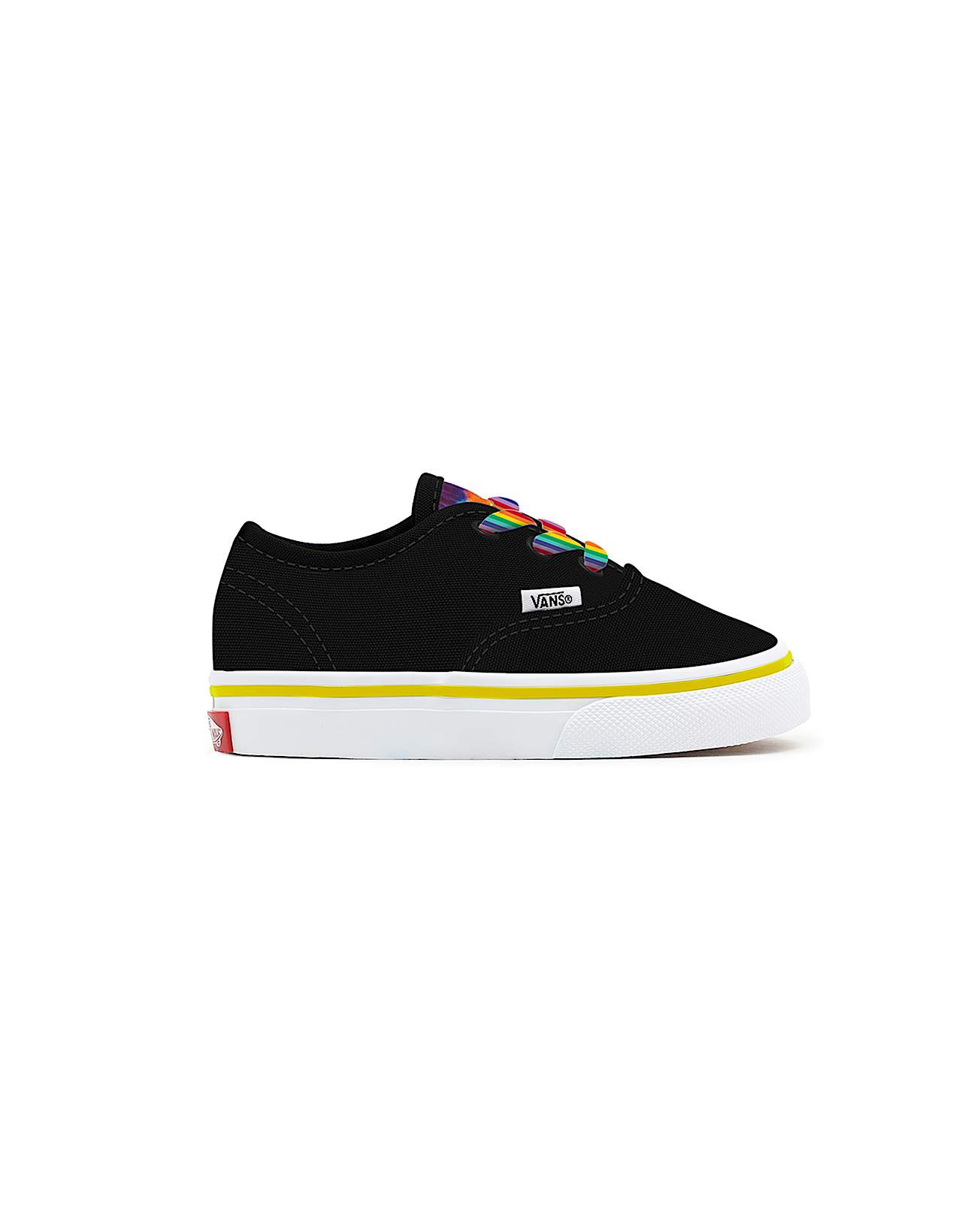 Kleinkinder Personalisierbare Rainbow Tie Dye Authentic Schuhe 14 Jahre VANS Schwarz ALT1